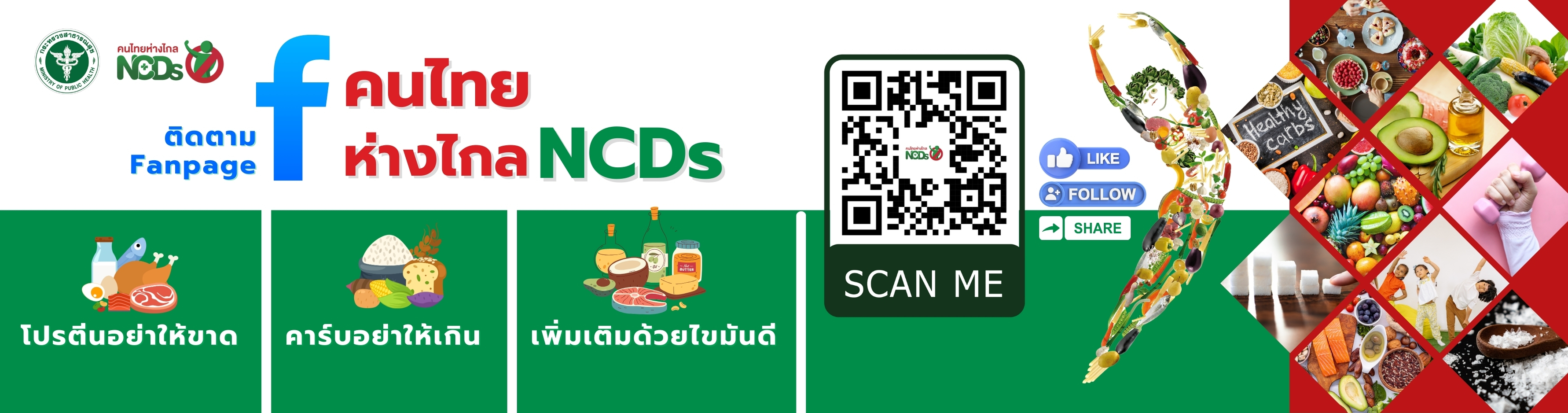 แนะนนำเพจคนไทยห่างไกลNCDs