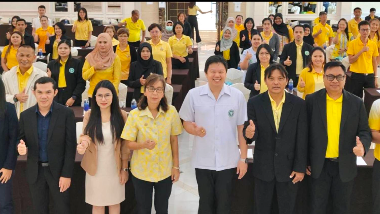 รองนายแพทย์สาธารณสุขจังหวัดพังงา เป็นประธานพิธีเปิดโครงการพัฒนาระบบเฝ้าระวังป้อง...