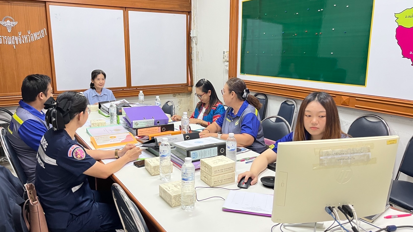 สสจ.พะเยา ประชุมคณะผู้อนุมัติหน่วยปฏิบัติการแพทย์จังหวัดพะเยา ครั้งที่ 2/2567