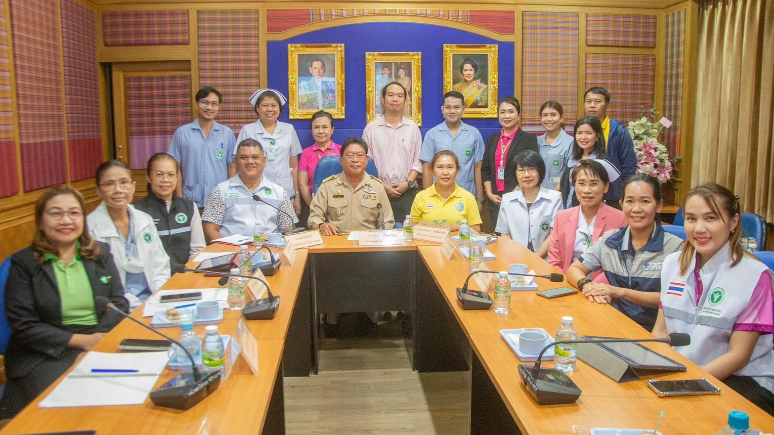 รพ.บุรีรัมย์ ร่วมต้อนรับคณะตรวจประเมินเกณฑ์คุณภาพสถานชีวาภิบาล เทศบาลตำบลอิสาณ