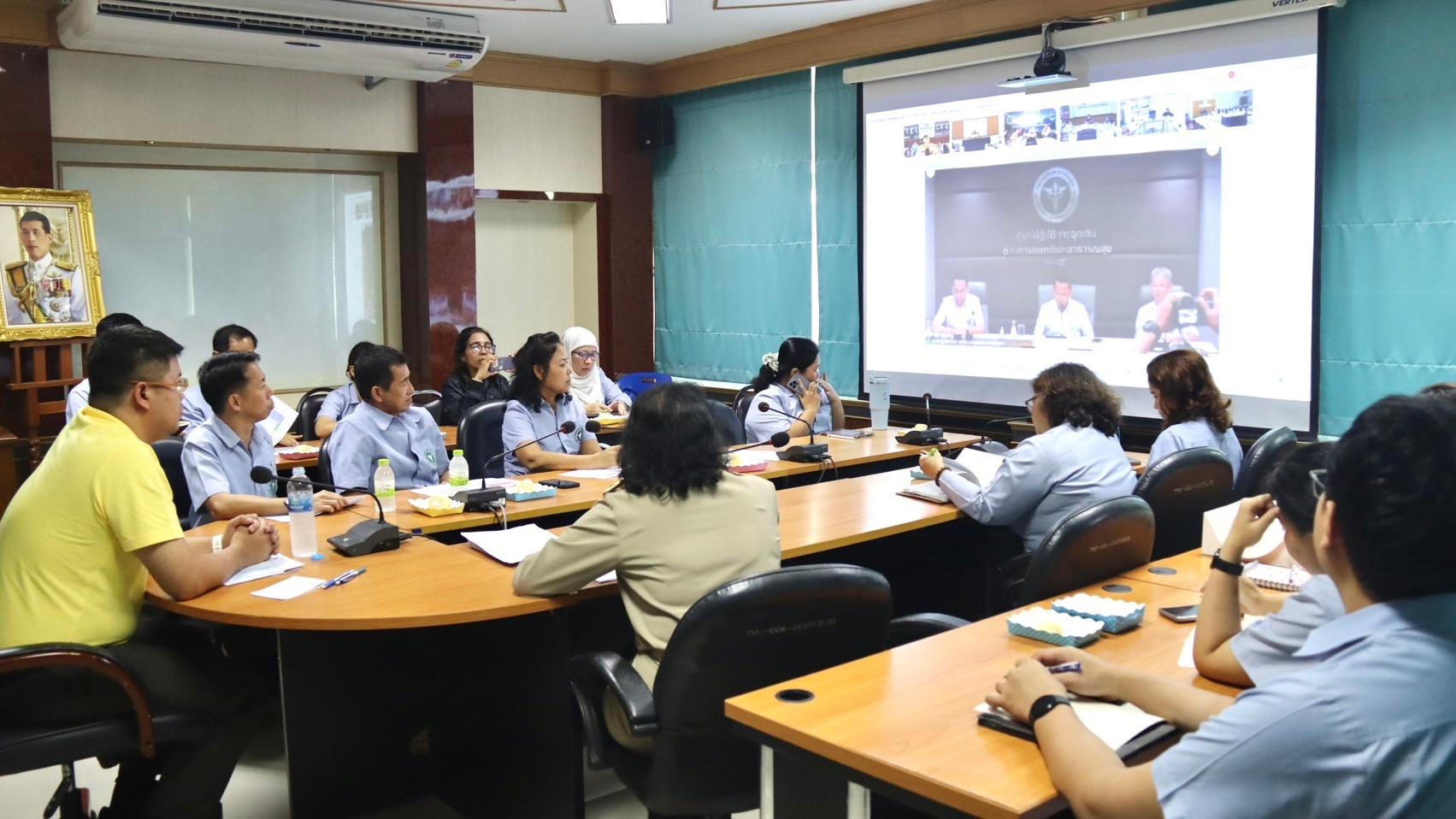 นายแพทย์สาธารณสุขจังหวัดพังงา เข้าร่วมการประชุมเตรียมความพร้อมด้านการแพทย์และสาธ...