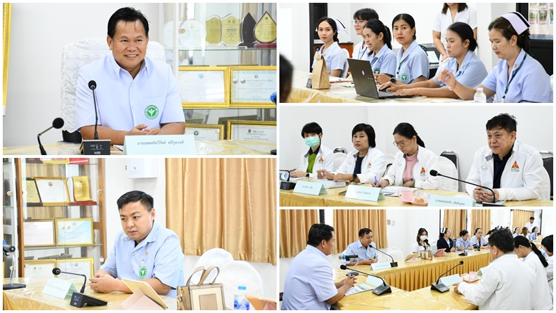“สสจ.กาฬสินธุ์” ร่วมต้อนรับทีมเยี่ยมกระตุ้นโรงพยาบาลในเขตพื้นที่รับผิดชอบและฝึกเ...