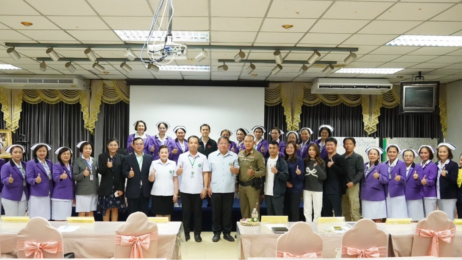 โรงพยาบาลกาฬสินธุ์ จัดประชุมซ้อมแผนตอบโต้อุบัติเหตุหมู่ช่วงเทศกาลปีใหม่ ปี 2568