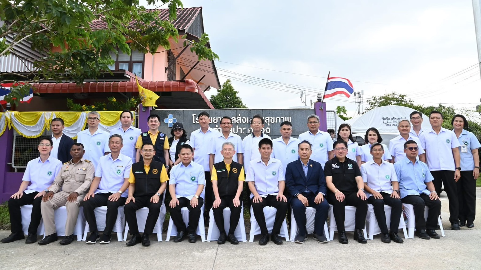 นายแพทย์สาธารณสุขจังหวัดพังงา ร่วมลงพื้นที่ตรวจเยี่ยม รพ.สต.ปากคลอง อ.เมือง จ.ระนอง