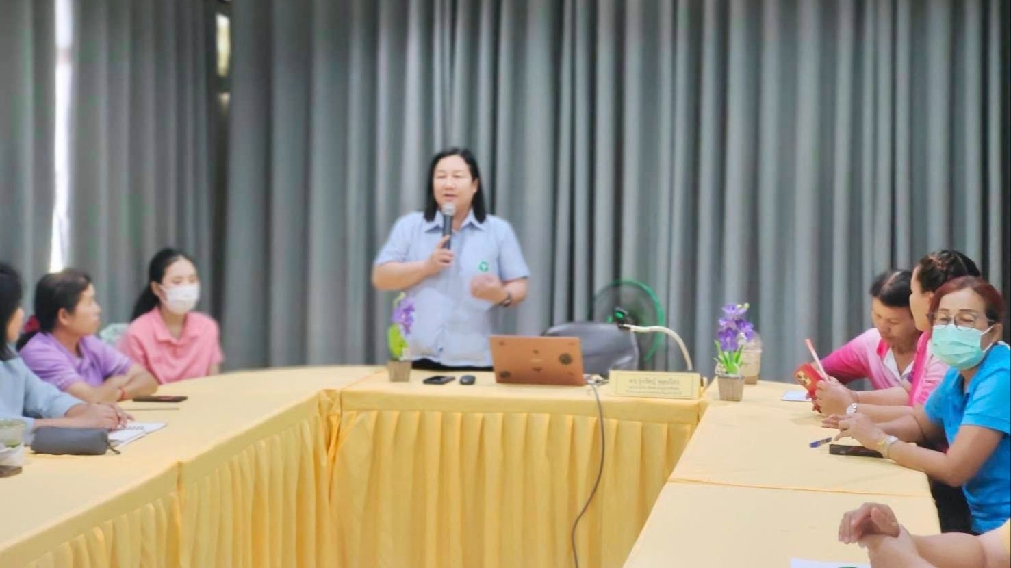 สา’สุขอุบลฯ ลงพื้นที่ดำเนินการจัดประชุมเชิงปฏิบัติการผู้นำการเปลี่ยนแปลง (Change Agent) เพื่อพัฒนาทักษะสมอง (EF) ณ รพ.สต.กุดชมภู ตำบลกุดชมภู อำเภอพิบูลมังสาหาร จังหวัดอุบลราชธานี
