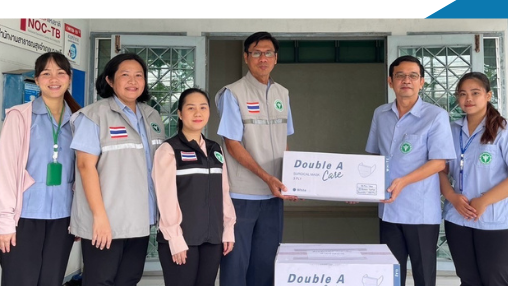 สสจ.ลงพื้นที่เฝ้าระวังสุขภาพประชาชนที่ได้รับผลกระทบกรณี เหตุไฟไหม้คลังสินค้าแช่เย็น