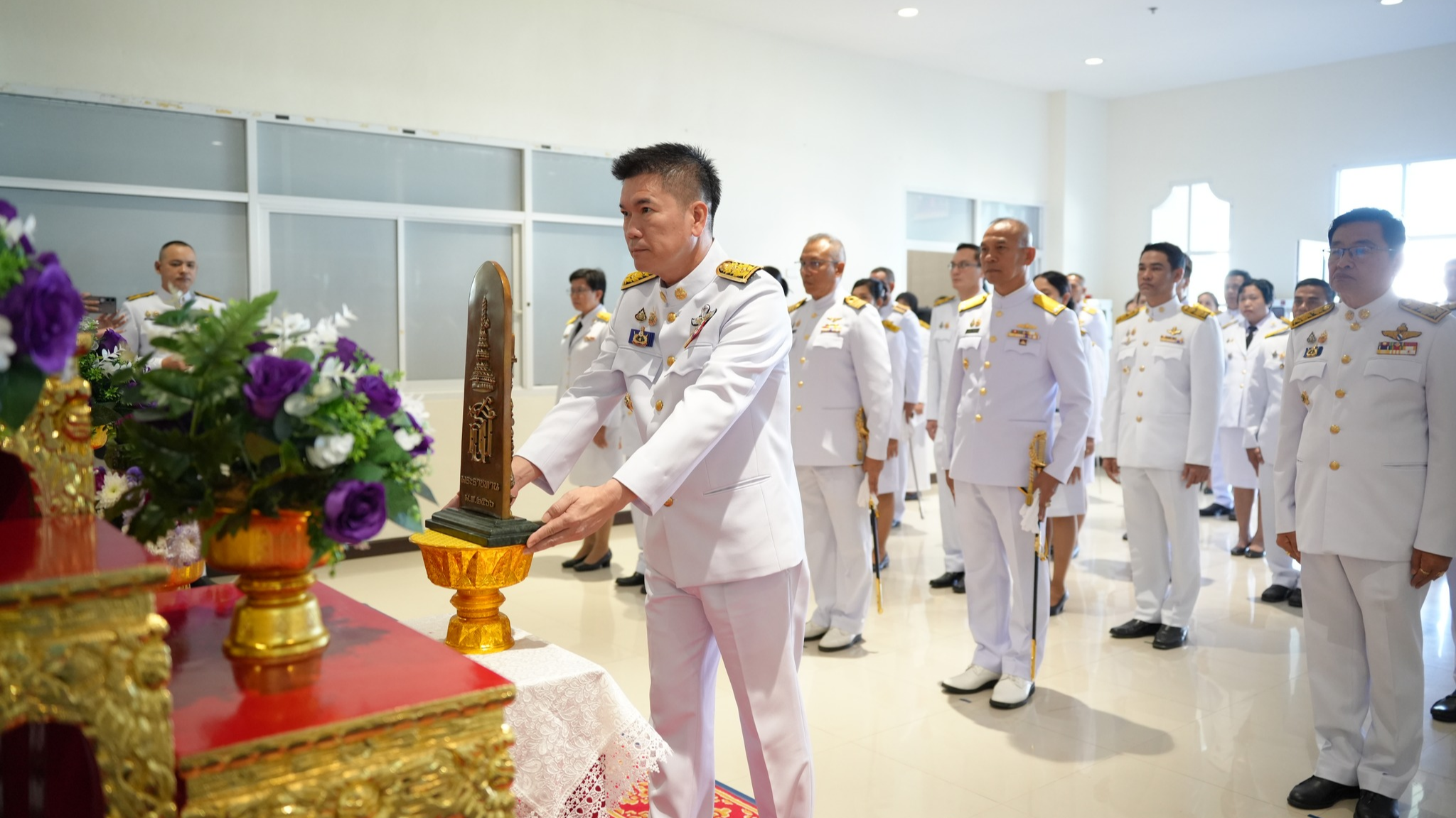 นายแพทย์สาธารณสุขจังหวัดพังงา เข้าร่วมพิธีรับพระราชทาน 