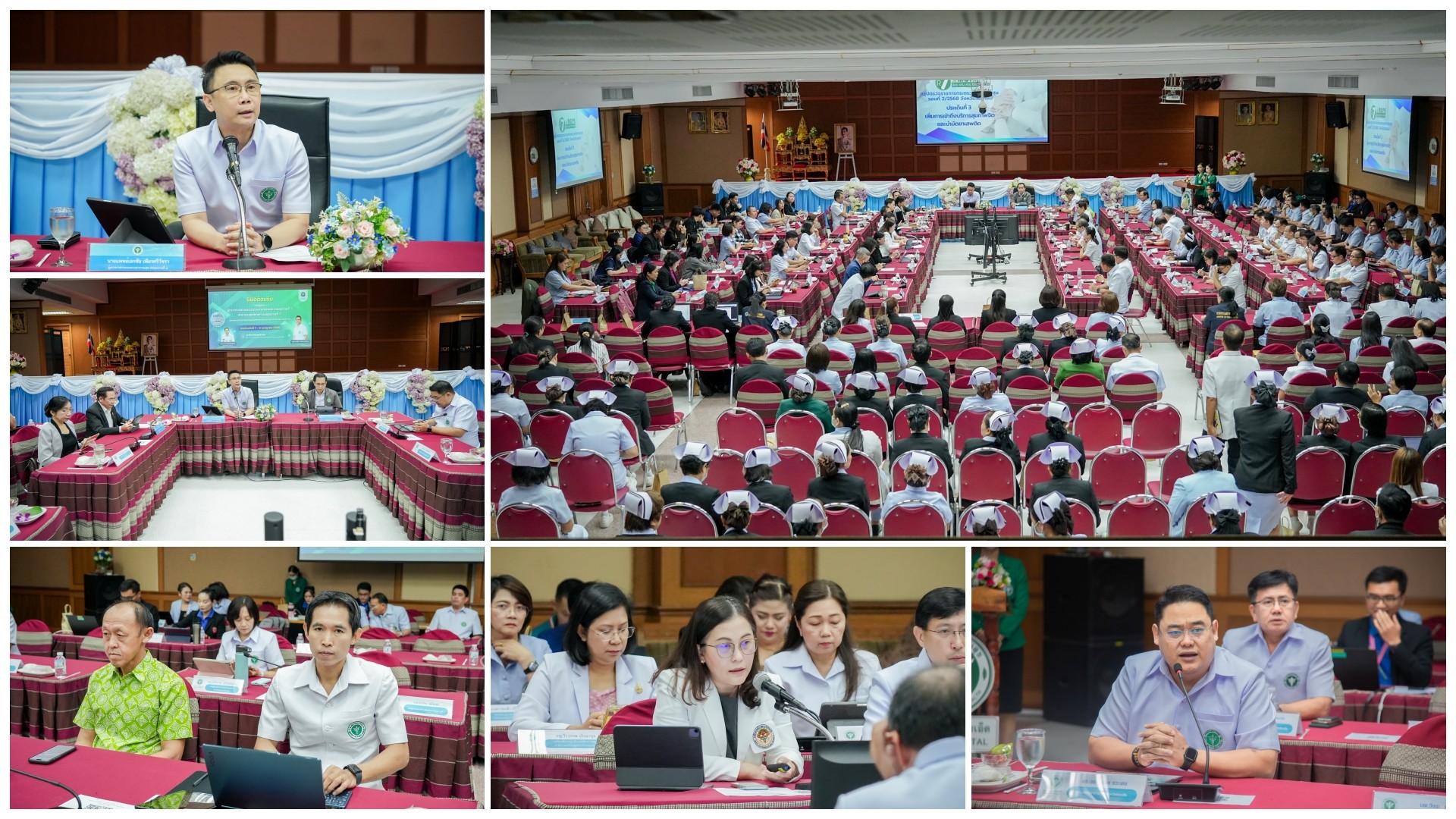 รพ.ร้อยเอ็ด : ผู้ตรวจราชการฯ สรุปตรวจราชการ รอบที่ 2 ประจำปี 2568 พร้อมมอบนโยบายการพัฒนาระบบบริการสาธารณสุขอย่างต่อเนื่อง
