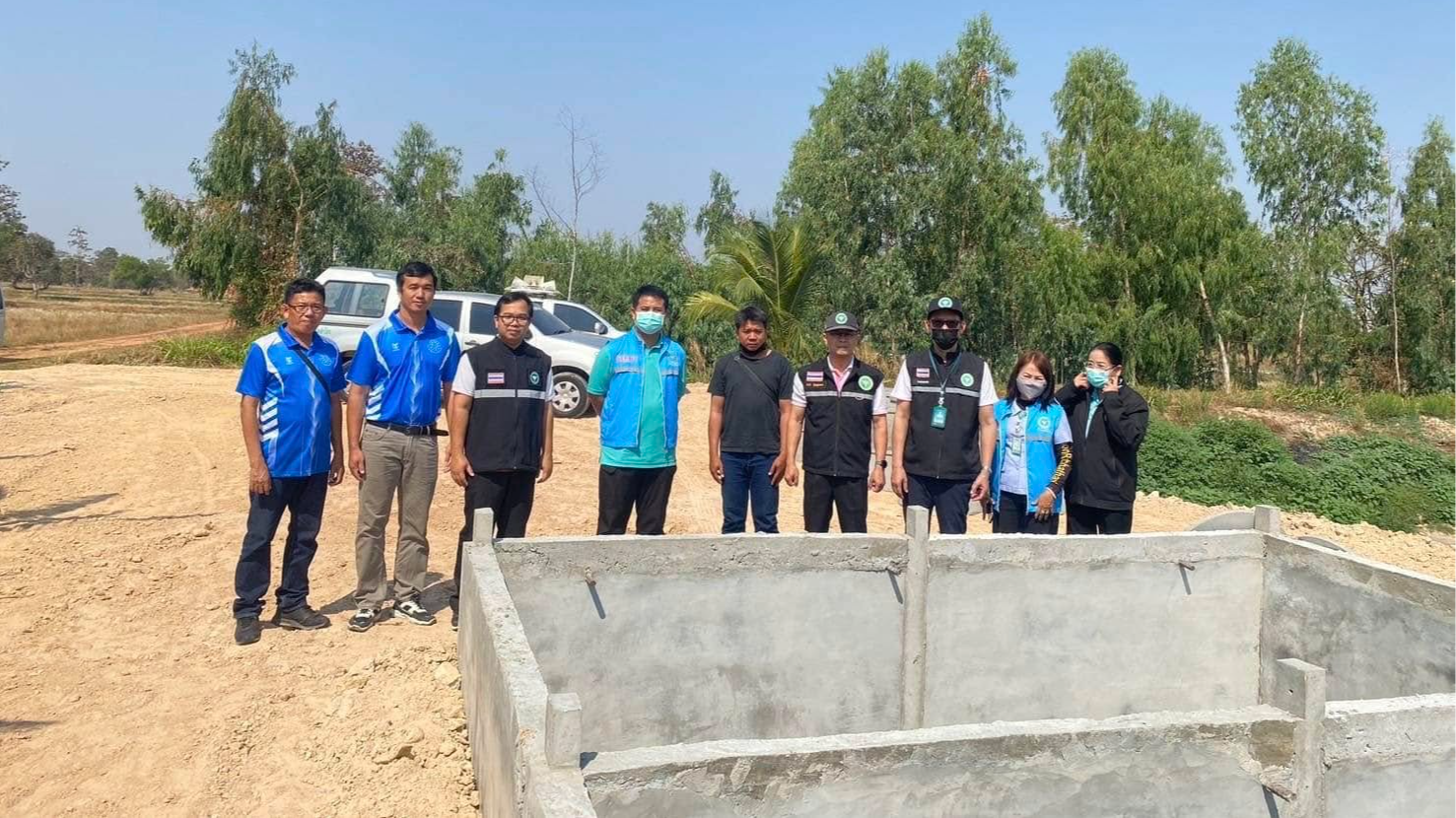 สา’สุขอุบลฯ ร่วมประชุมติดตามการก่อสร้างระบบบ่อบำบัดสิ่งปฏิกูล ณ บ้านห่องยูร ต.บอน อ.สำโรง จ.อุบลราชธานี