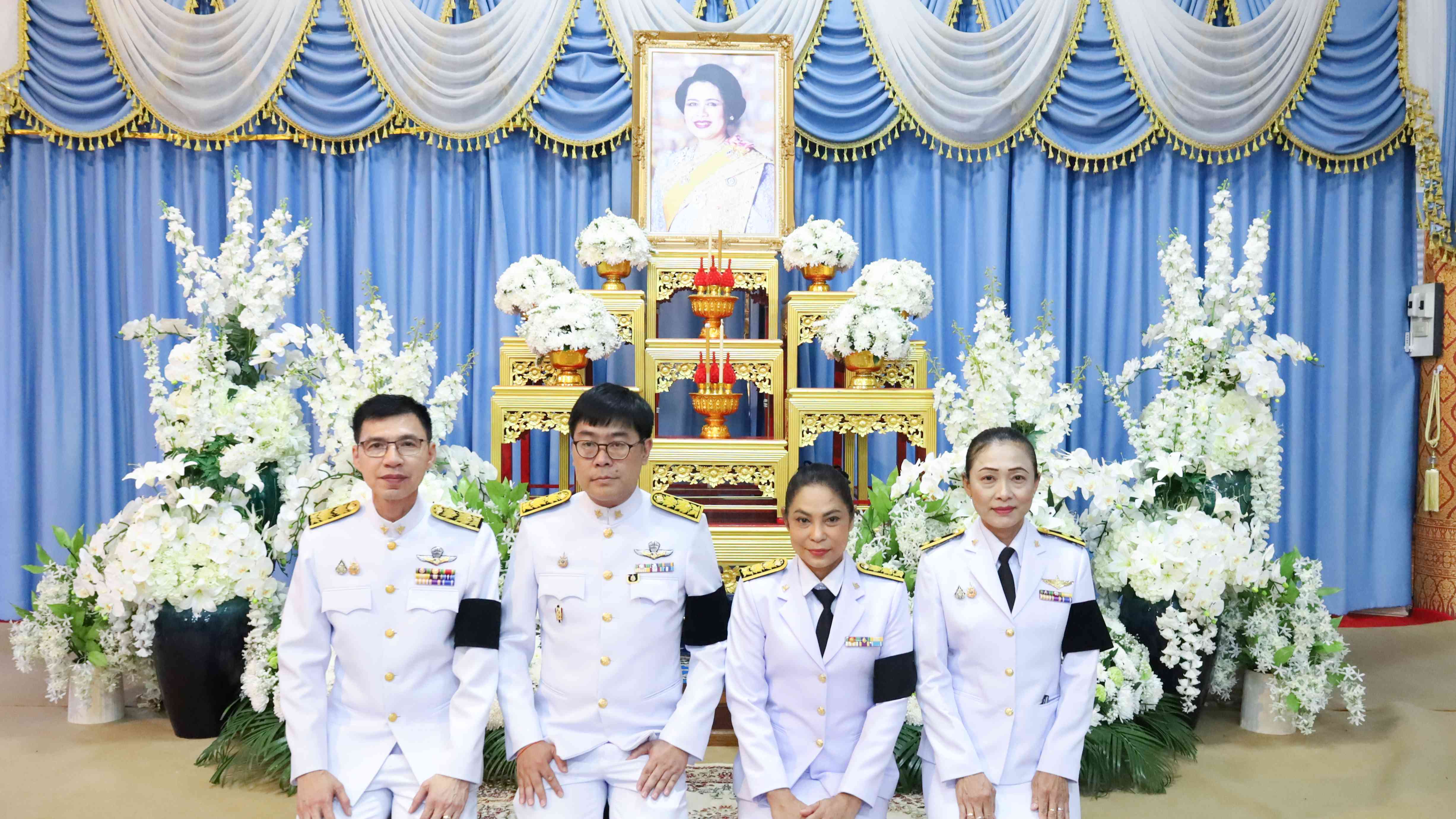 โรงพยาบาลประจวบคีรีขันธ์ ร่วมพิธีบำเพ็ญกุศลสัตตมวาร (ครบ 7 วัน) ถวายพระราชกุศล ส...