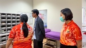 สสจ.สมุทรปราการ ลงพื้นที่ตรวจประเมินรับรองตามเกณฑ์ (GCSh) ณ โรงพยาบาลส่งเสริมสุขภาพตำบลสำโรงเหนือ