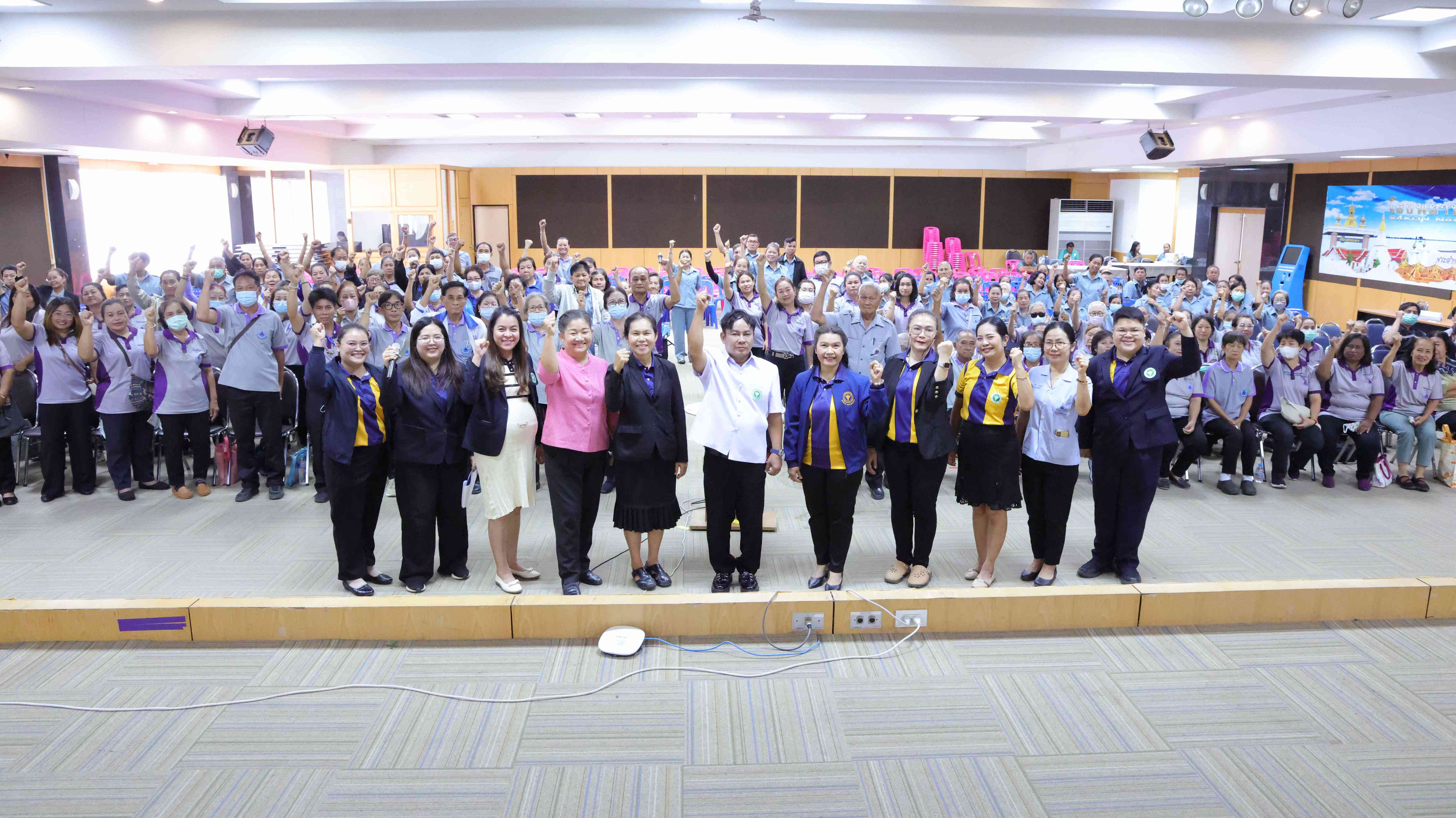 สสจ.สกลนคร “ประชุมเชิงปฏิบัติการพัฒนาศักยภาพเครือข่ายในการดูแลพระภิกษุสงฆ์ สามเณ...