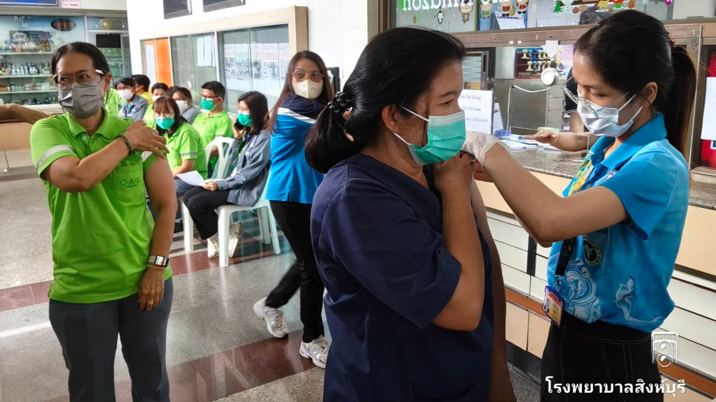 โรงพยาบาลสิงห์บุรี  เชิญชวนผู้ประกันตน มาตรา 33 และ 39 รับวัคซีนไข้หวัดใหญ่