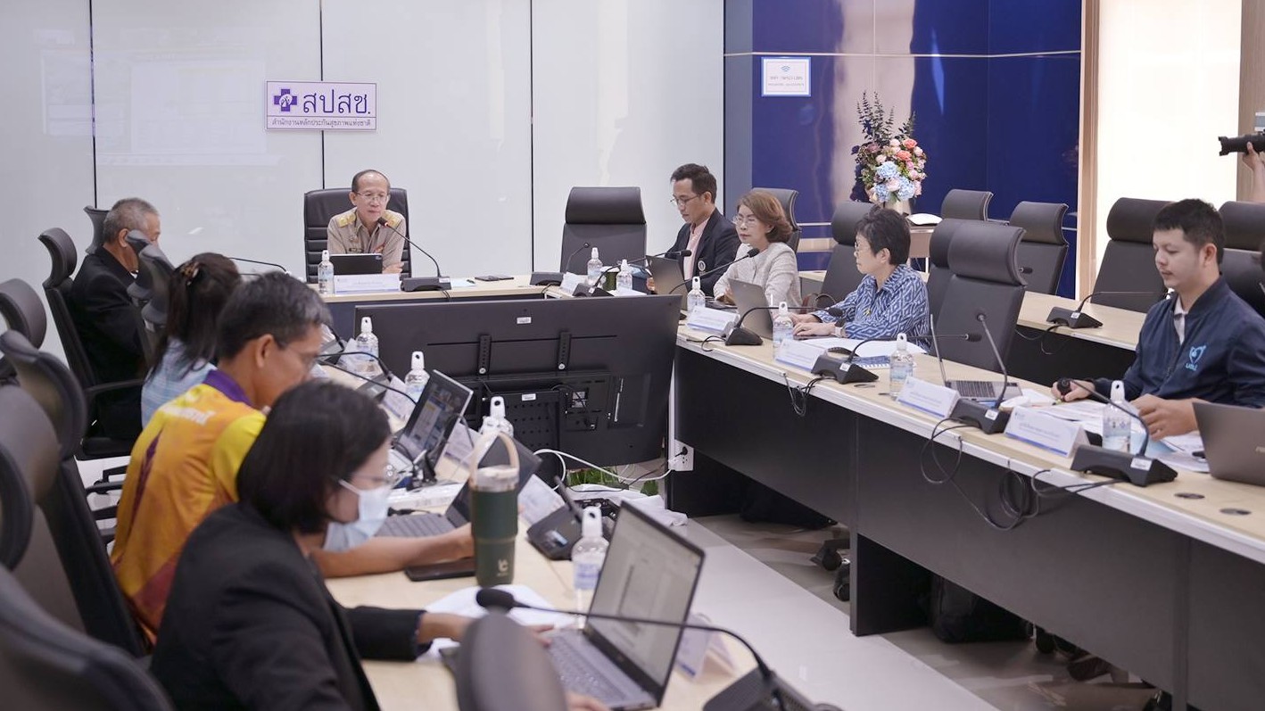 นพ.สสจ.อุบลฯ ประธานการประชุม คณะทำงานกำกับติดตาม ประเมินผลลัพธ์การดำเนินงานโครงก...