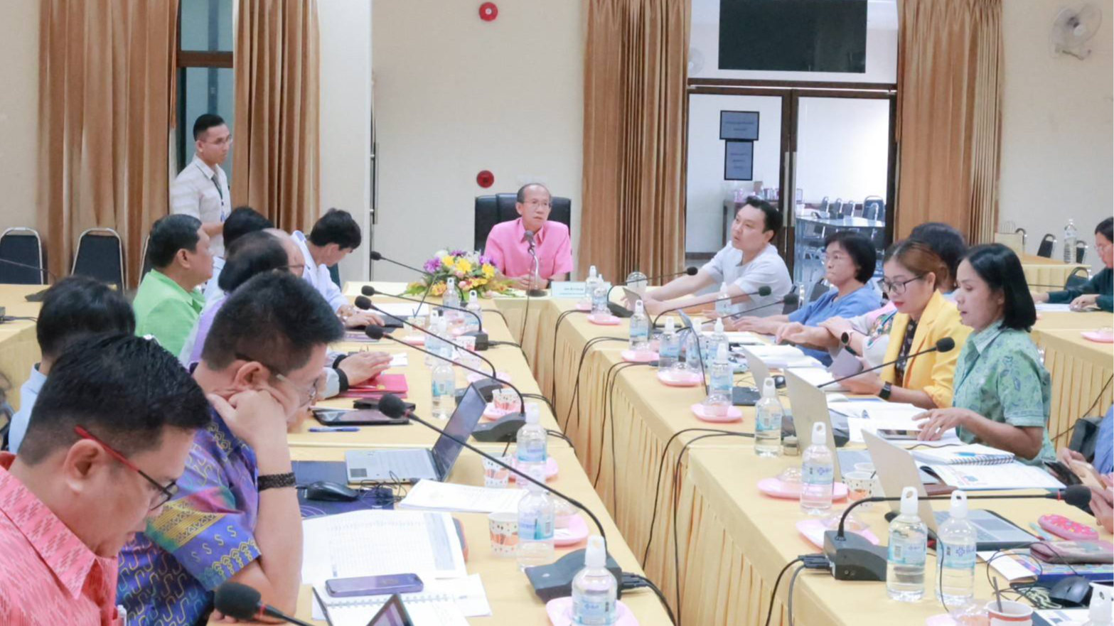 นพ.สสจ.อุบลฯ ประธานการประชุมคณะกรรมการบริหารสาธารณสุขจังหวัดอุบลราชธานี (กกบ.) ครั้งที่ ๒/๒๕๖๘