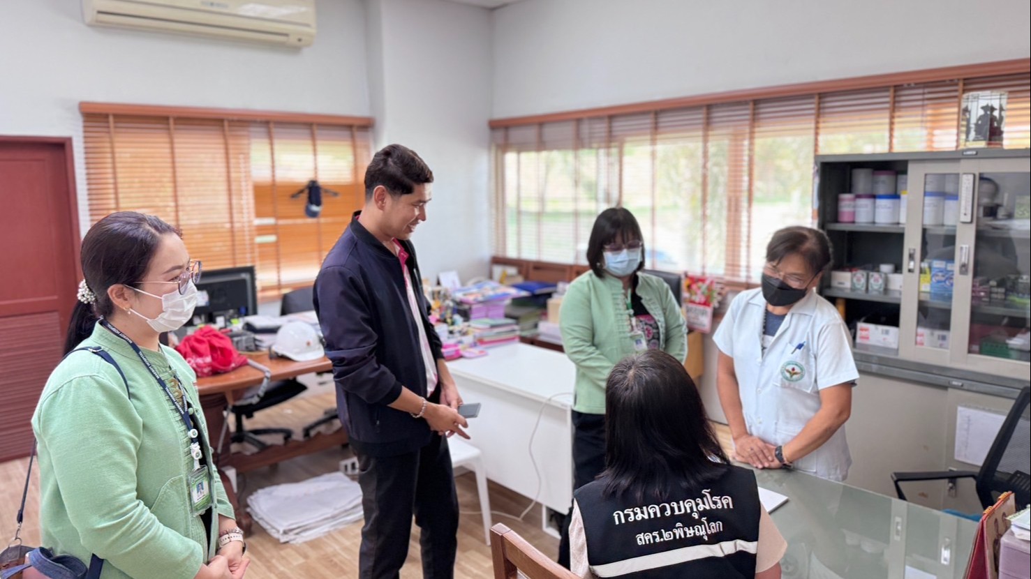รพ.แม่สอด ร่วมตรวจประเมินรับรองโครงการ “สถานประกอบการปลอดโรค ปลอดภัย กายใจเป็นสุข”