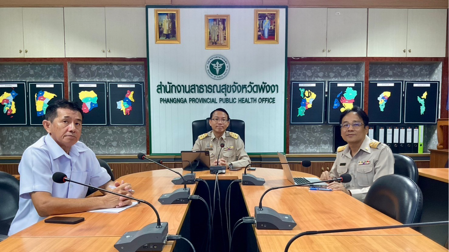 นายแพทย์สาธารณสุขจังหวัดพังงา เข้าร่วมการประชุมติดตามผลการดำเนินงานตามนโยบายกระทรวงสาธารณสุข (Tuesday Morning Meeting) ครั้งที่ 4/2568