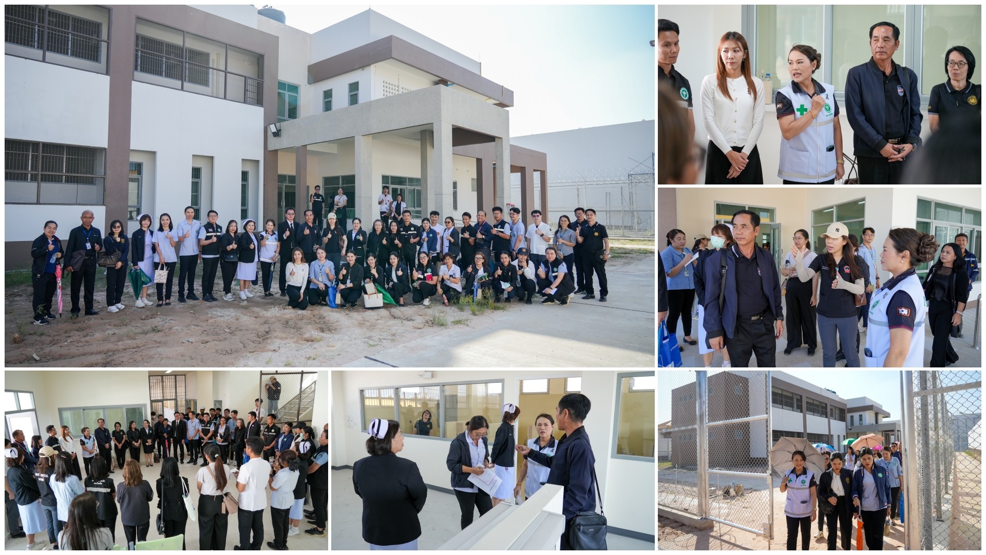 โรงพยาบาลร้อยเอ็ด นำคณะกรรมการราชทัณฑ์ปันสุขจังหวัดร้อยเอ็ด ตรวจเยี่ยมเพื่อเตรียมเปิดสถานพยาบาลเรือนจำจังหวัดร้อยเอ็ดแห่งใหม่