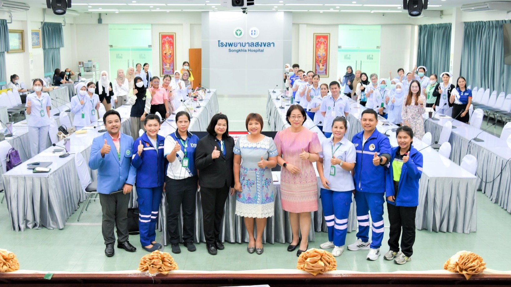 โรงพยาบาลสงขลา จัดโครงการพัฒนาสมรรถนะทีมบุคลากรในการดูแลนำส่งผู้ป่วยวิกฤติและการ...