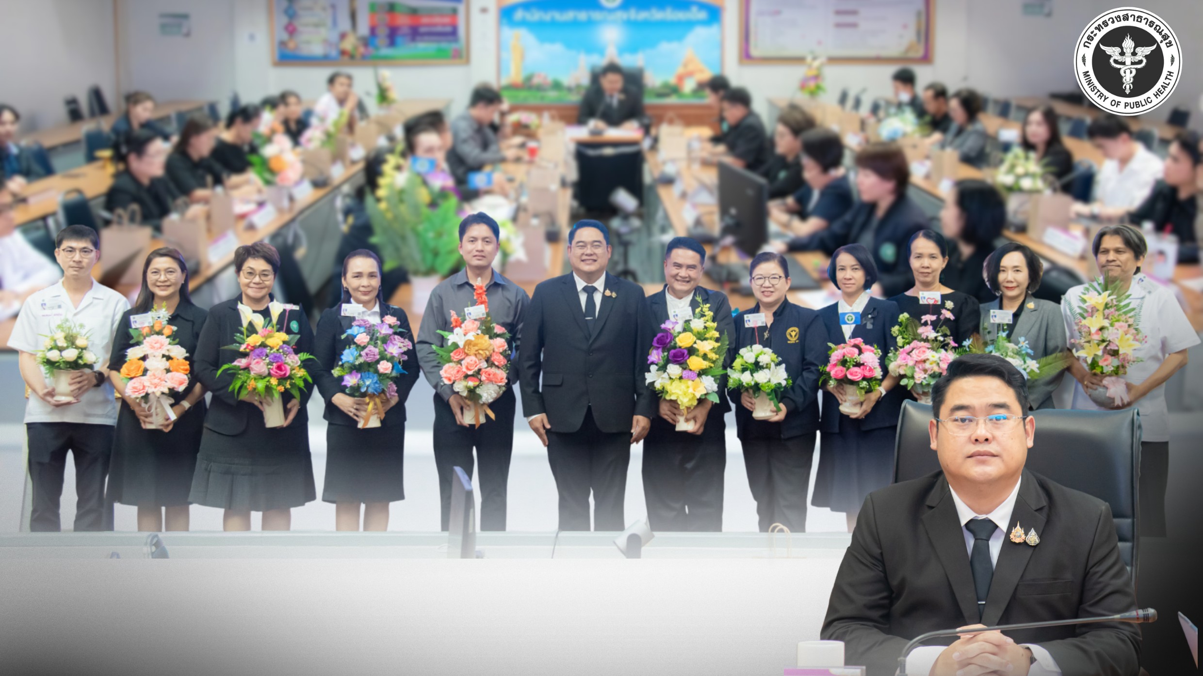 สสจ.ร้อยเอ็ด ประชุมคณะกรรมการบริหารสำนักงานสาธารณสุขจังหวัดร้อยเอ็ด (กกบ.) ครั้งที่ 10/2568