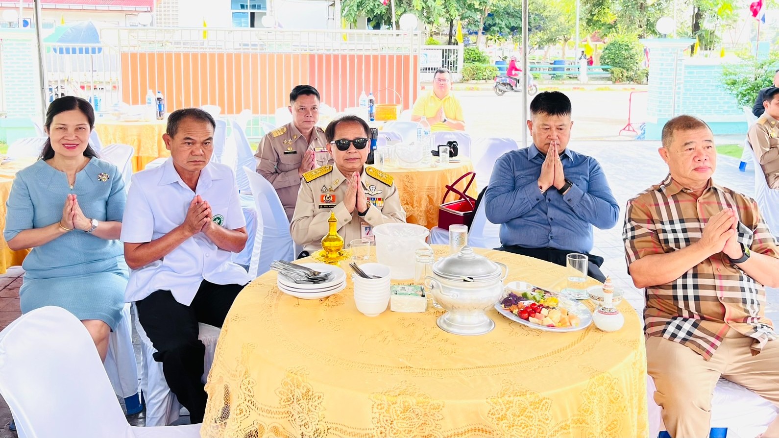 สสจ.เลย ร่วมพิธีทำบุญขึ้นบ้านใหม่ “บ้านพักราชการที่ดินจังหวัดเลย”