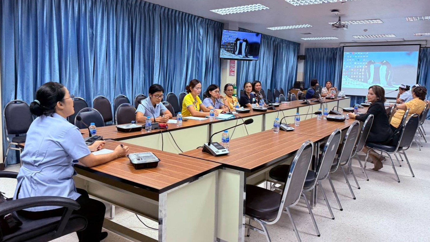 ประชุมเพื่อวางแผนการดำเนินงานด้านโรงพยาบาลคุณธรรม และพัฒนาบุคลากรด้านสติ ความสุข...