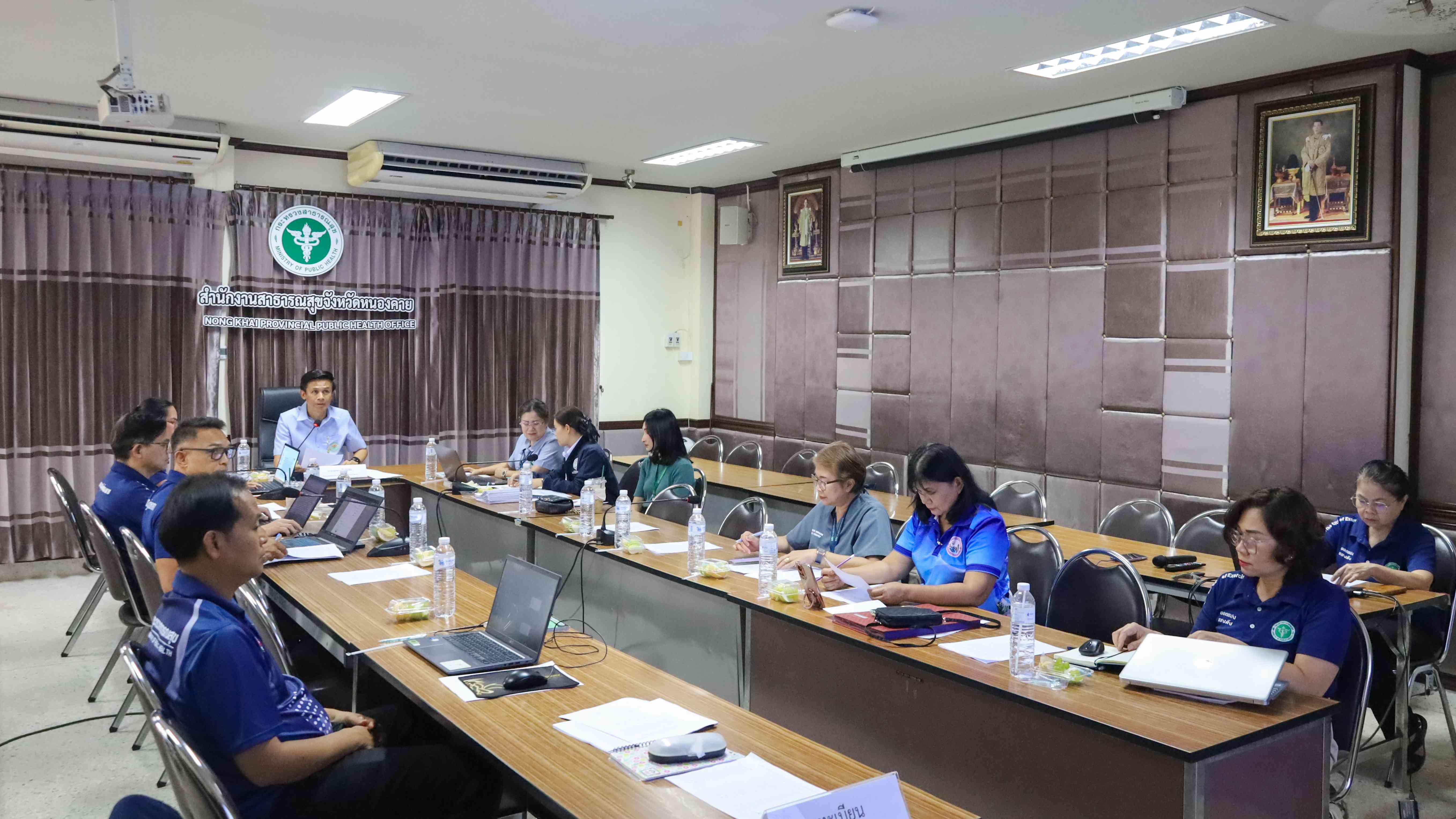 สสจ.หนองคาย ประชุมติดตามการดำเนินงานและวางแผนการพัฒนาระบบบริการสาธารณสุขสำหรับผู้ต้องขังในเรือนจำจังหวัดหนองคาย