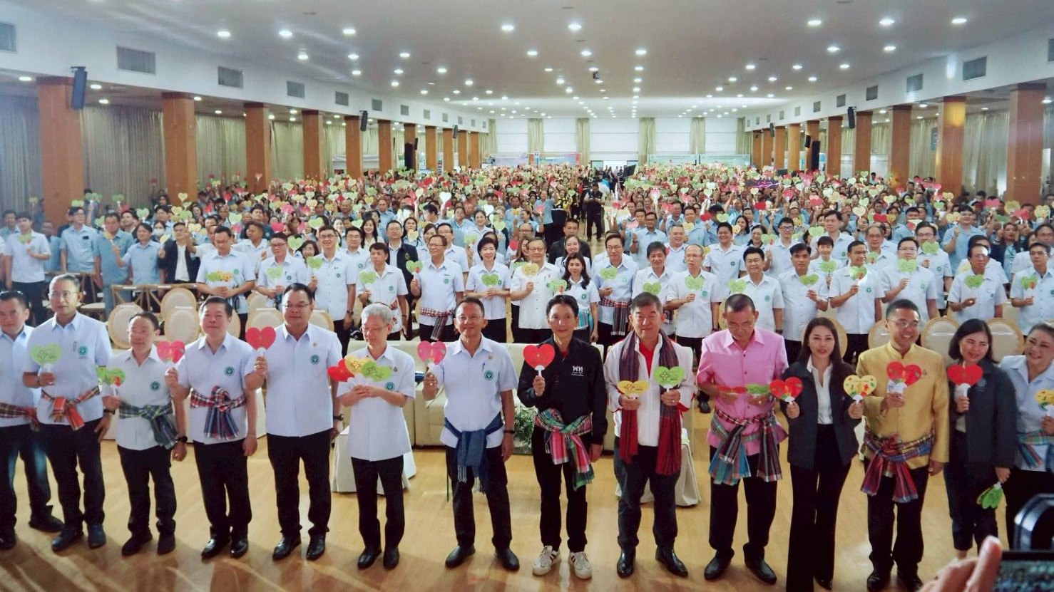 โรงพยาบาลสมเด็จพระยุพราชเดชอุดม ร่วมต้อนรับนายสมศักดิ์ เทพสุทิน รัฐมนตรีว่าการกระทรวงสาธารณสุข