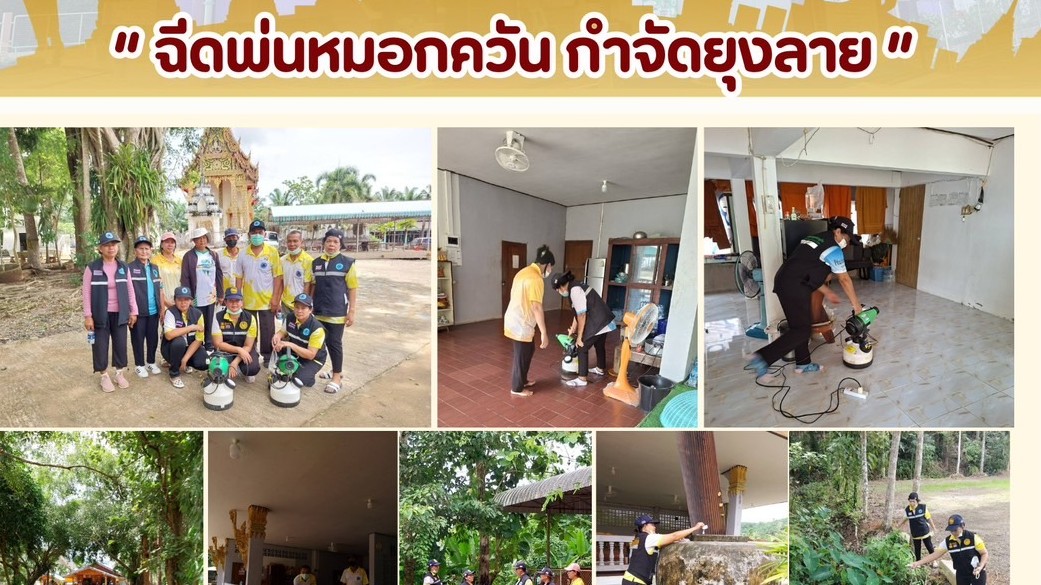 ฉีดพ่นหมอกควัน กำจัดยุงลาย
