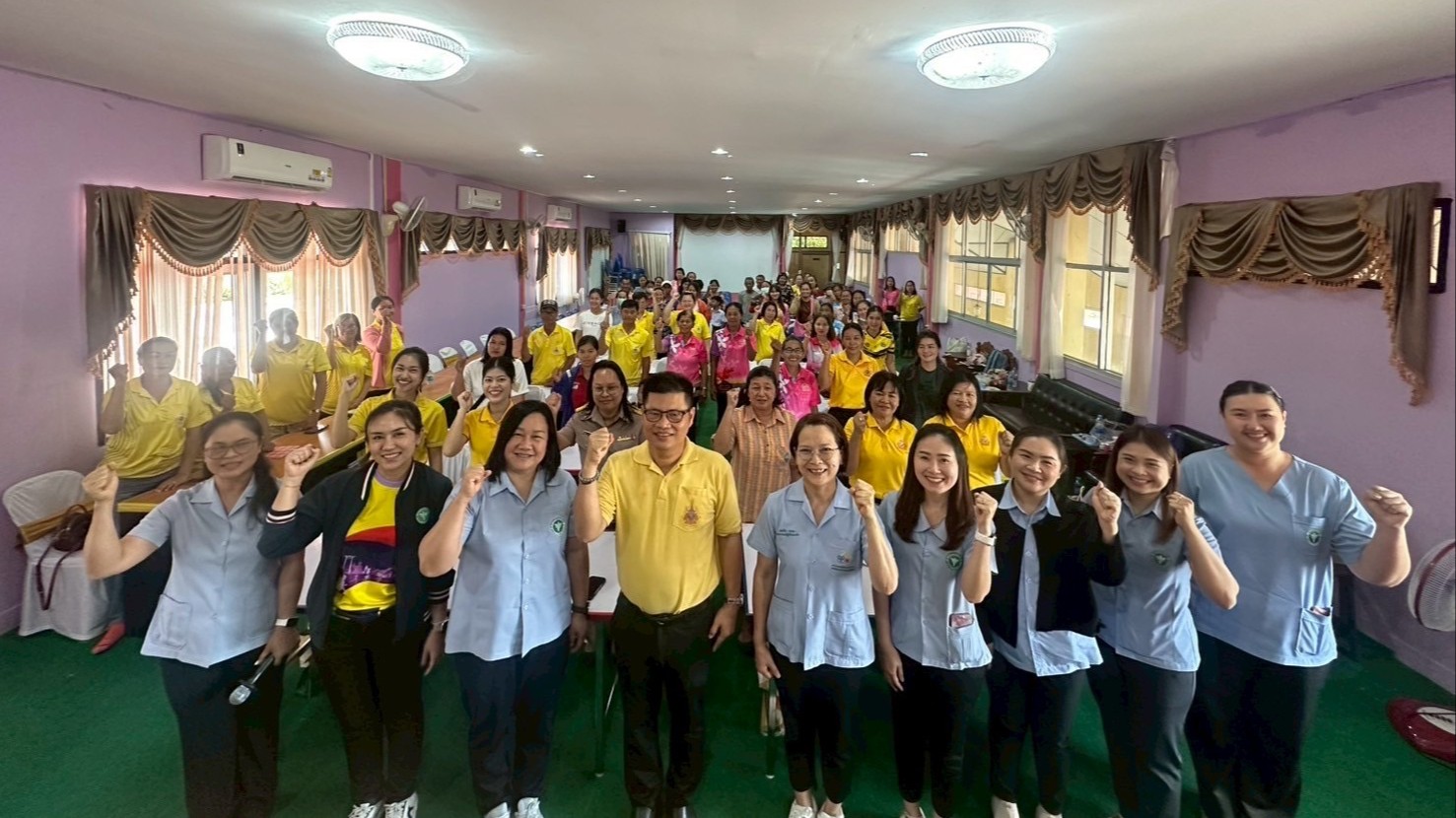 สา’สุขอุบลฯ ลงพื้นที่ดำเนินการจัดประชุมเชิงปฏิบัติการให้ความรู้ สร้างความเข้าใจ และฝึกทักษะในการดูแลเด็ก 0-9 ปี ให้มีทักษะสมองเพื่อจัดการชีวิตสู่ความสำเร็จ (EF) แก่กลไกเชิงบูรณาการ CFCT ในพื้นที่ตำบลหัวนา อำเภอเขมราฐ  จังหวัดอุบลราชธานี