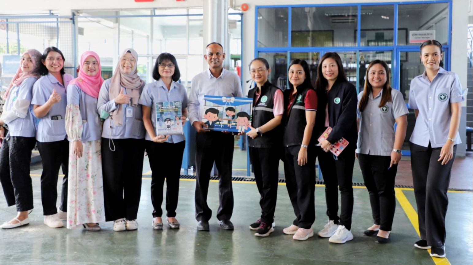 กลุ่มงานอาชีวเวชกรรม รพ.สุไหงโก-ลก  ร่วมกับบริษัท ปัตตานีเจริญเทรดดิ้ง (1972) สาขาสุไหงโก-ลก อ.สุไหงโก-ลก จ.นราธิวาส  รับการตรวจประเมิน โครงการสถานประกอบการปลอดโรค ปลอดภัย กายใจ เป็นสุข