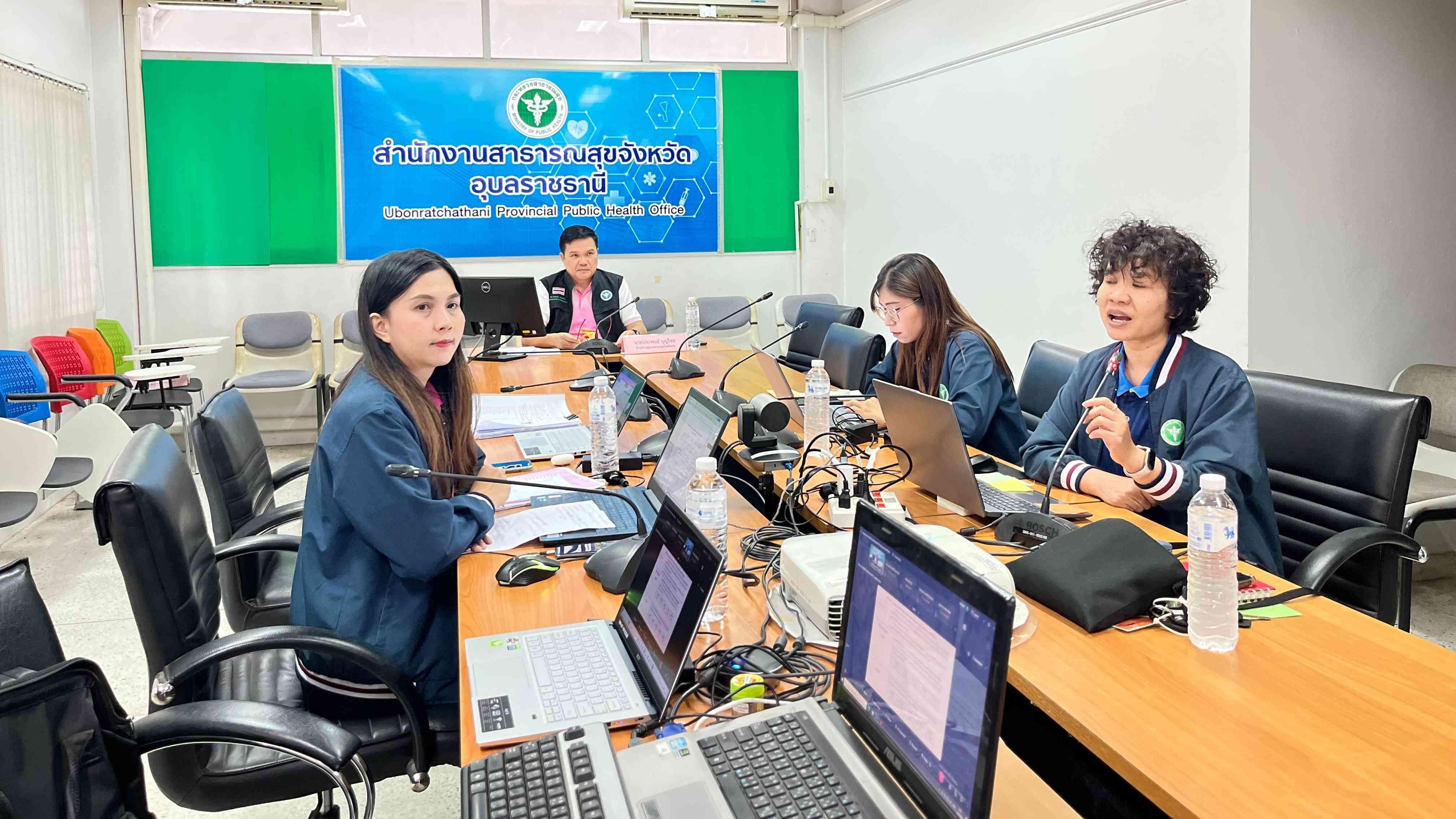 สา’สุขอุบลฯ ประชุมชี้แจงแนวทางการสำรวจหาตัวอ่อนพยาธิใบไม้ตับระยะเมตาเซอร์คาเรียในปลาน้ำจืดเกล็ดขาว จังหวัดอุบลราชธานี ปี 2568