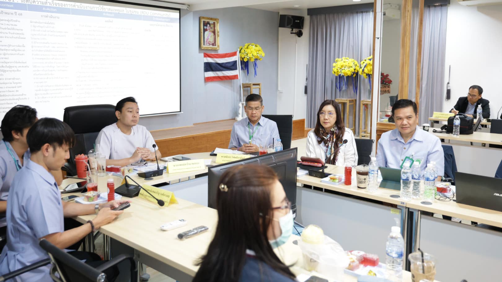 สา’สุขอุบลฯ ดำเนินการประธานในการออกนิเทศงานสาธารณสุขผสมผสานและประเมินผลการพัฒนางานสาธารณสุข จังหวัดอุบลราชธานี รอบที่ 1 ปีงบประมาณ 2568 โซน 1 ณ โรงพยาบาลดอนมดแดง