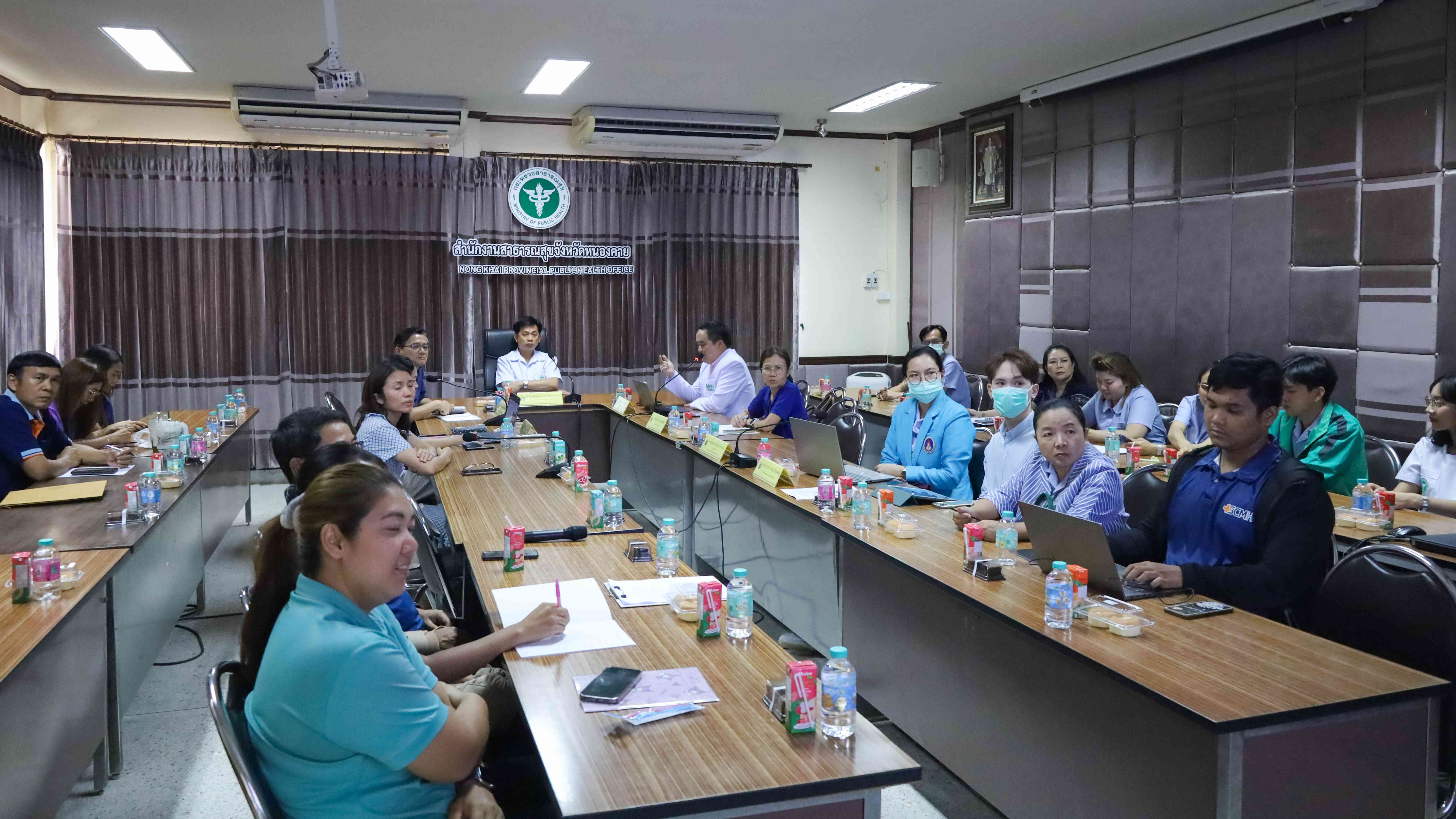สสจ.หนองคาย ประชุมติดตามการรักษาผู้ป่วยโรคไวรัสตับอักเสบ บี และ ซี จังหวัดหนองคาย ปีงบประมาณ 2568
