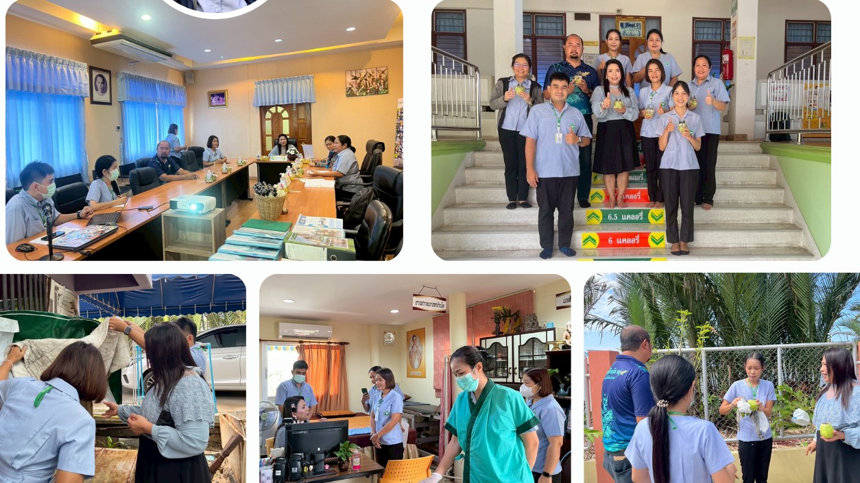 สสจ.สมุทรปราการ ลงพื้นที่ตรวจประเมินรับรองตามเกณฑ์ (GCSh) ณ โรงพยาบาลส่งเสริมสุขภาพตำบลแหลมฟ้าผ่า