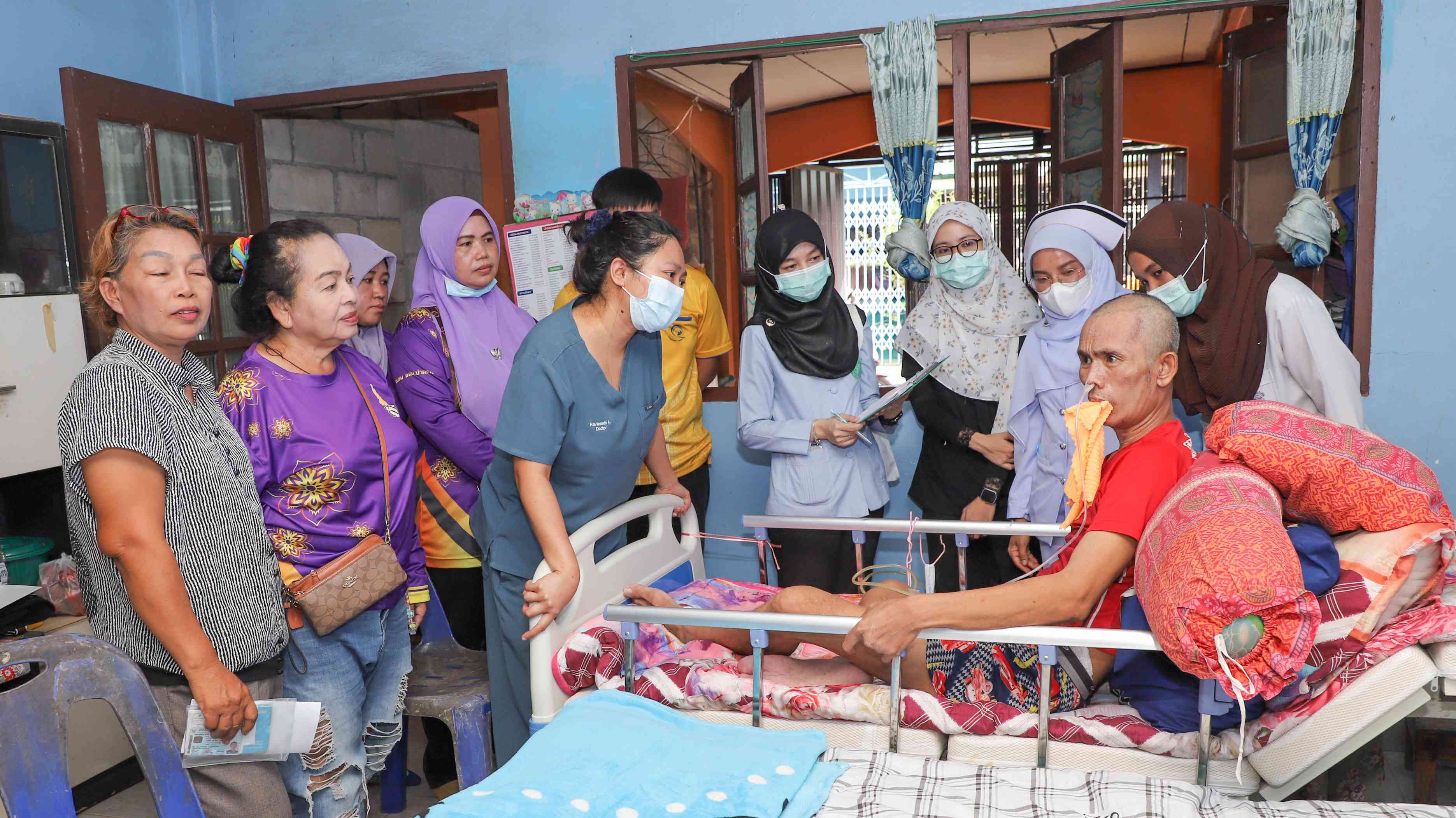 ทีมดูแลผู้ป่วยระยะฟื้นฟู (IMC) ร่วมกับ ทีมดูแลผู้ป่วยโรคหลอดเลือดสมอง รพ.สุไหงโก...