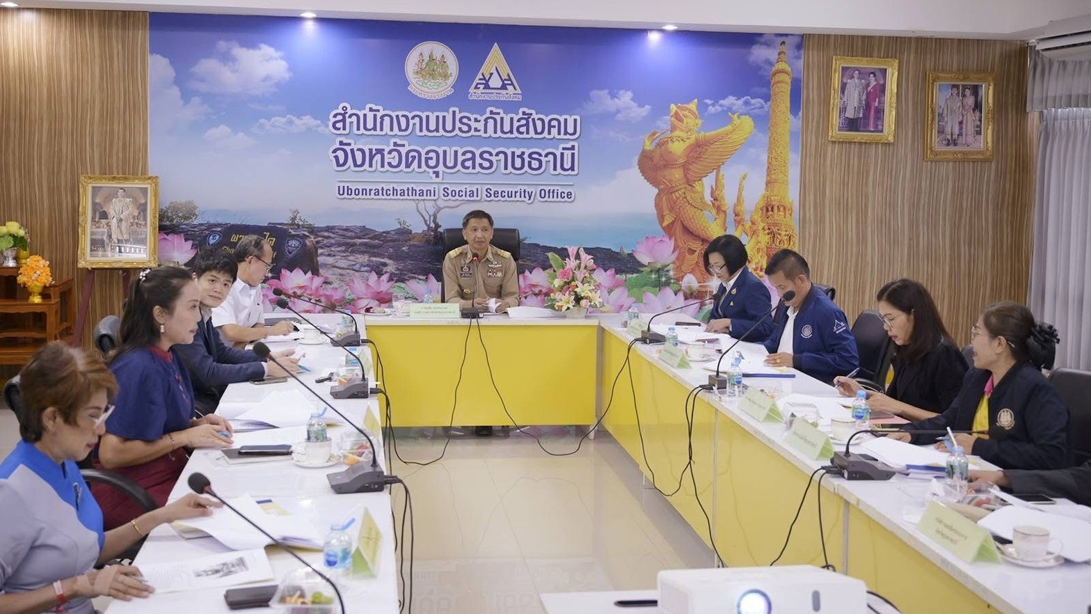 นพ.สสจ.อุบลฯ ร่วมการประชุมคณะอนุกรรมการประกันสังคมจังหวัดอุบลราชธานี ครั้งที่ ๓/๒๕๖๘