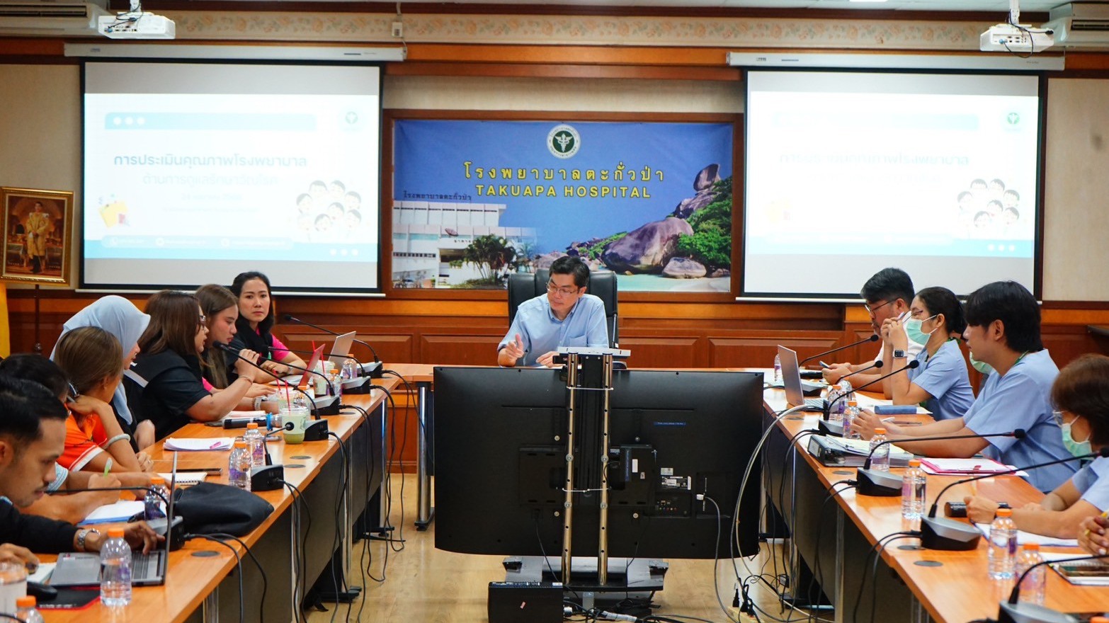 โรงพยาบาลตะกั่วป่า รับการนิเทศ ติดตามและประเมินคุณภาพโรงพยาบาลด้านการดูแลรักษาวัณโรค ปี 2568