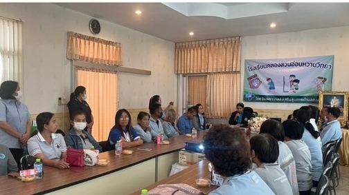 สสจ.สมุทรปราการ อบรมเชิงปฏิบัติการสร้างชุมชนต้นแบบมลพิษป้องกันชีวิตจากฝุ่น PM2.5 อำเภอบางบ่อ