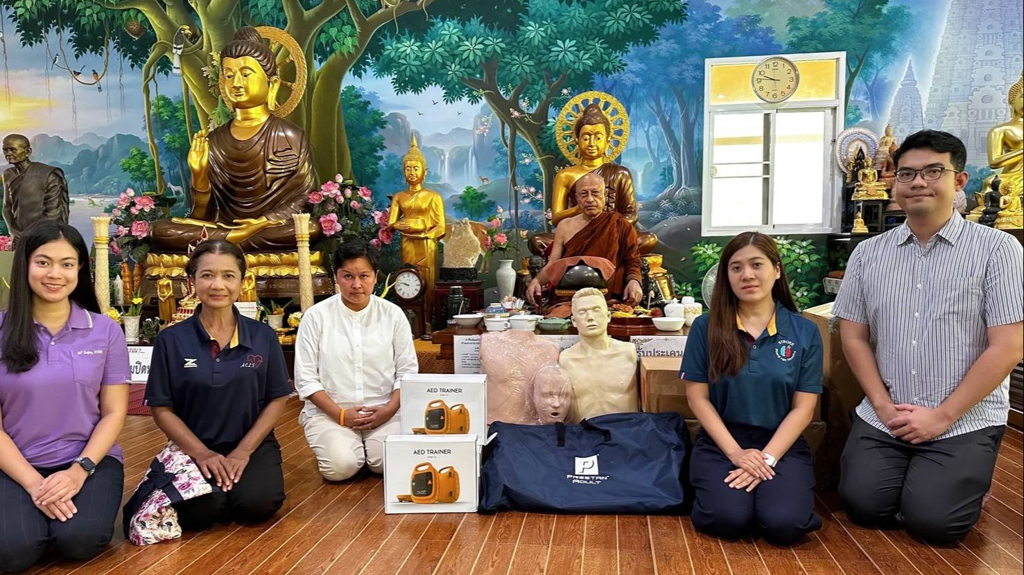 โรงพยาบาลพังงา : รับมอบอุปกรณ์การฝึกสอน CPR