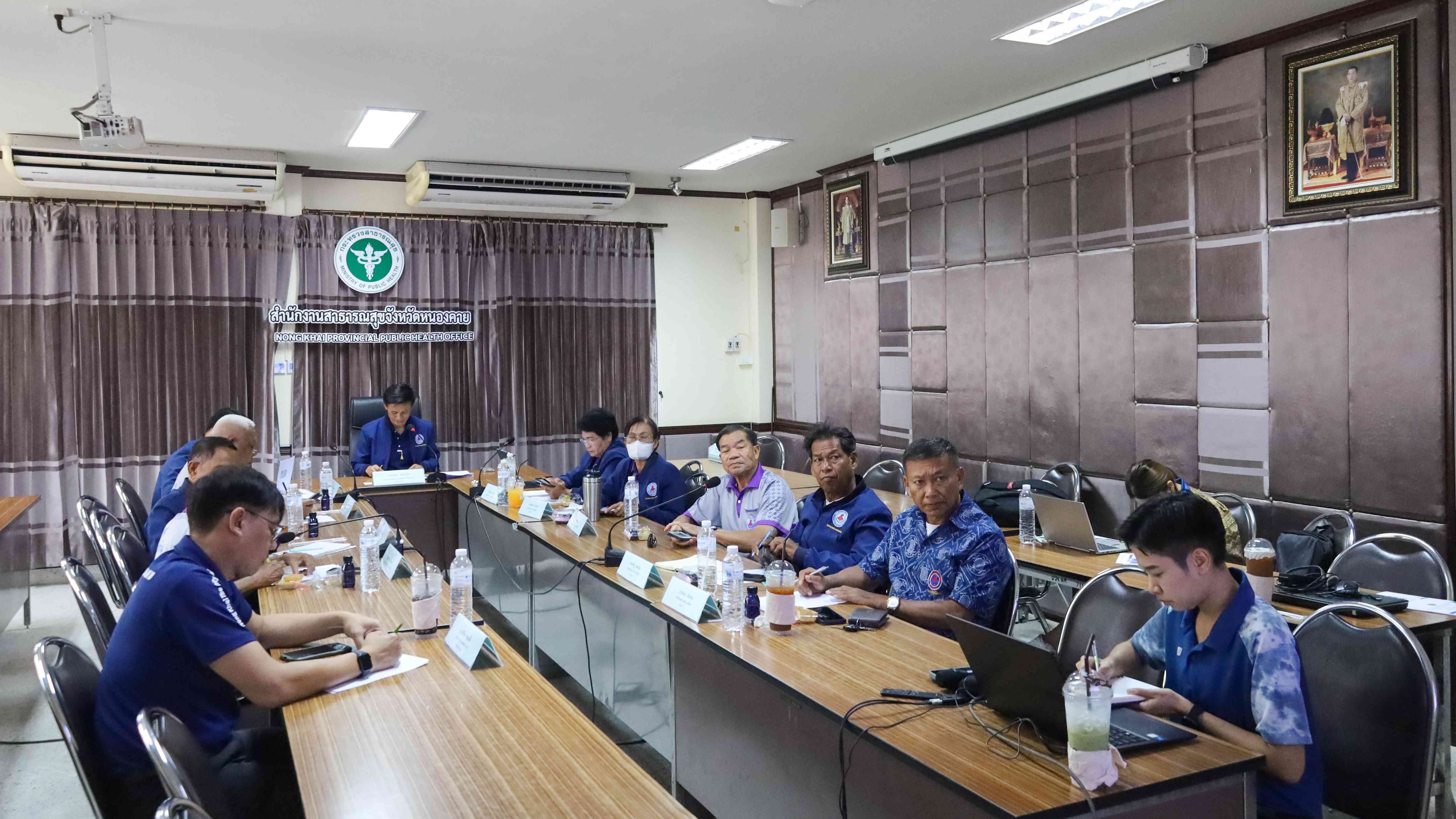 สสจ.หนองคาย ประชุมคณะกรรมการศูนย์ประสานงาน ฌกส.อสม. จังหวัดหนองคาย ครั้งที่ 4/2568
