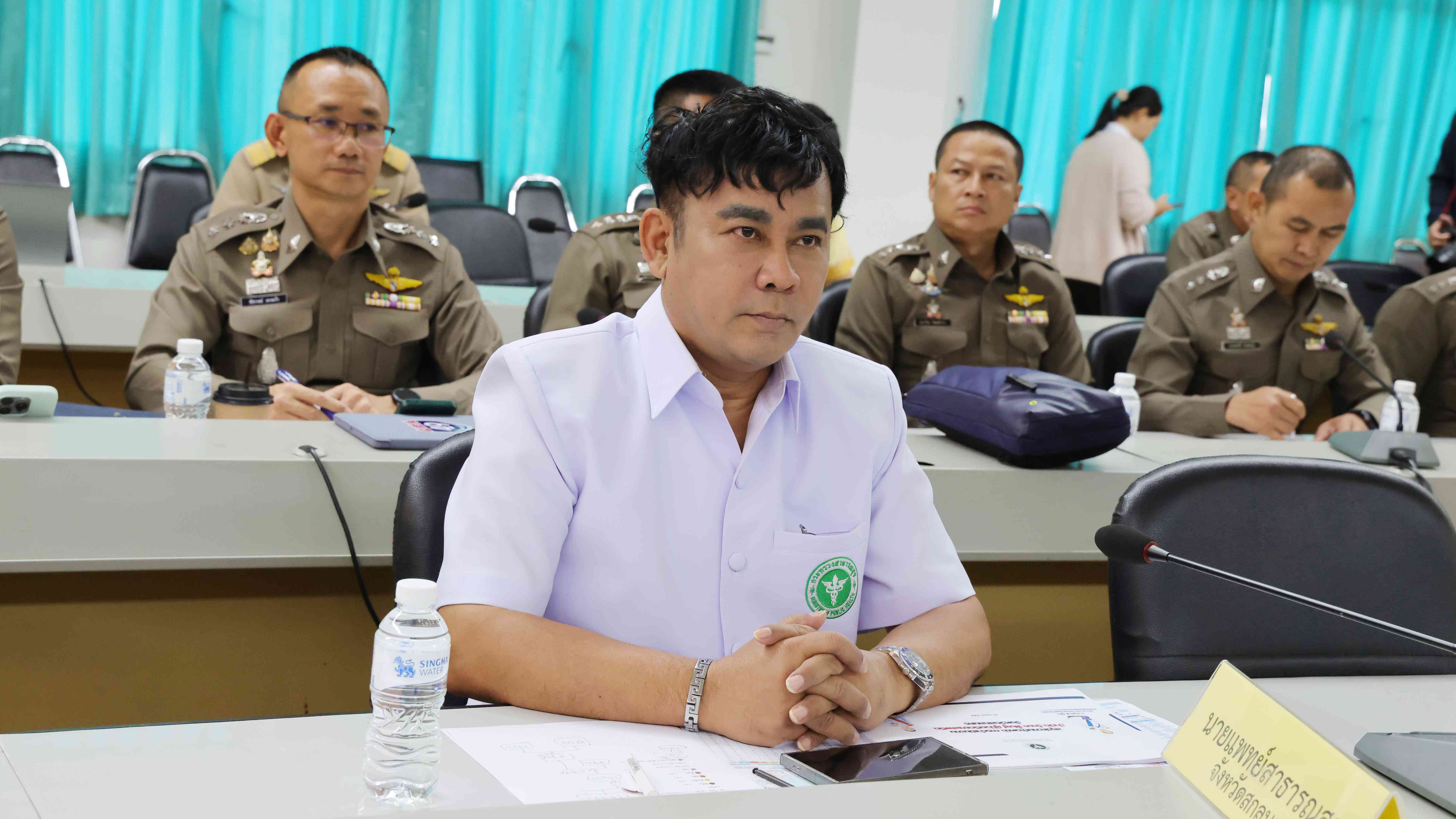 สสจ.สกลนคร “ร่วมประชุมเพื่อขับเคลื่อนนโยบายคามข้อสั่งการของรองนายกรัฐมนตรี (นายภ...