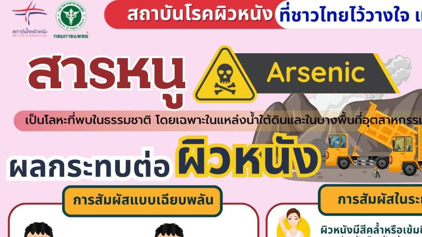 สารหนูกับผลกระทบต่อผิวหนัง