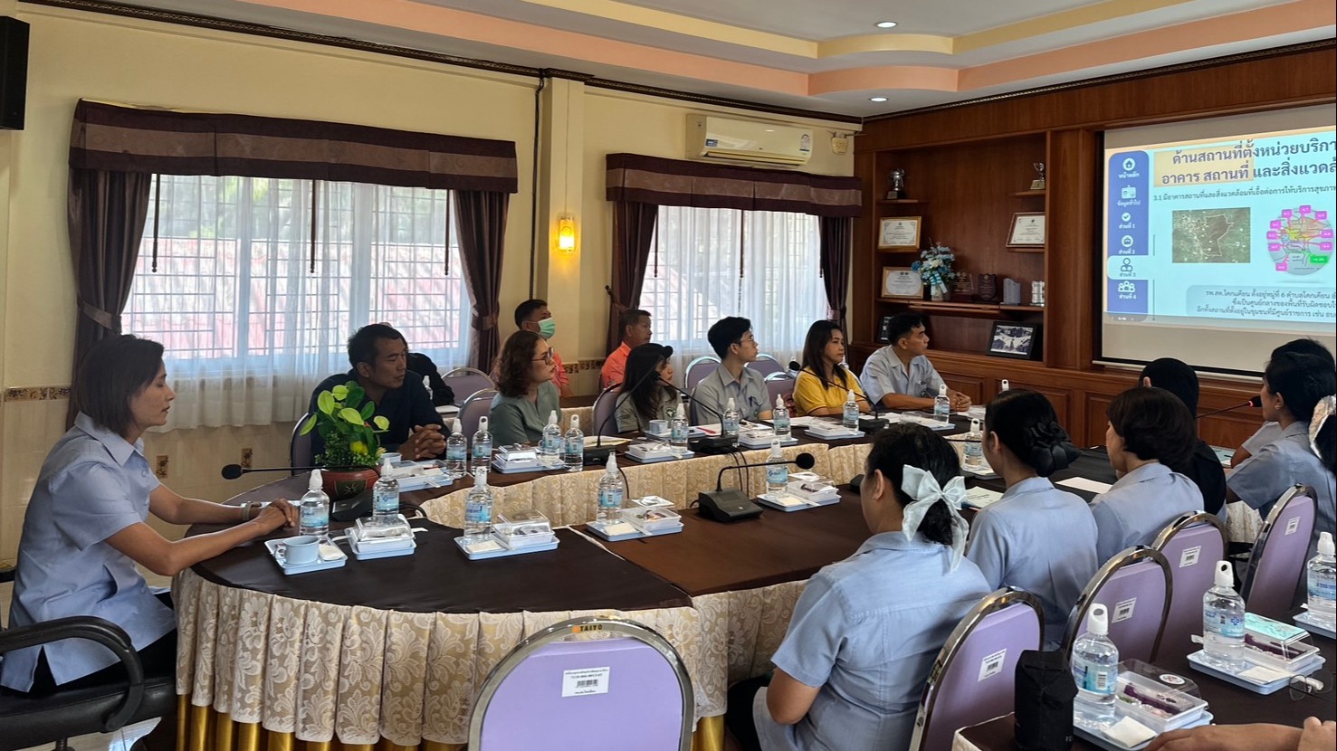 คณะกรรมการตรวจประเมินมาตรฐานหน่วยบริการปฐมถูมิ ณ เครือข่ายบริการปฐมภูมิโคกเคียนและเครือข่ายบริการปฐมภูมิคึกคัก
