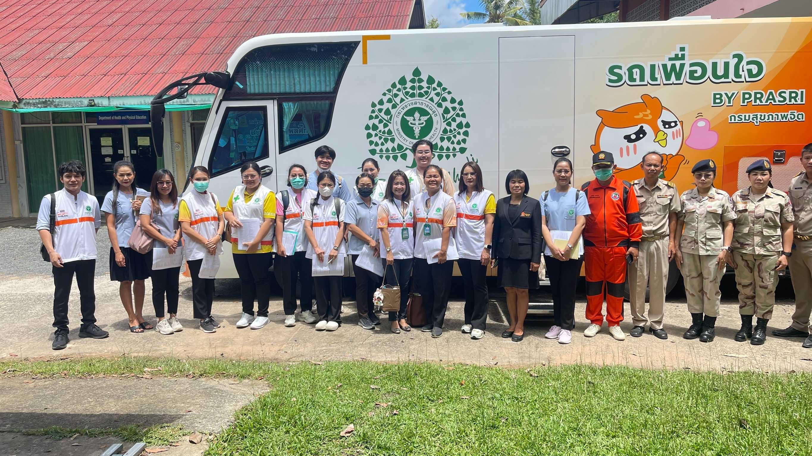 สา’สุขอุบลฯ ออกให้บริการประเมินสุขภาพจิตผู้ได้รับผลกระทบจากสถานการณ์เหตุการณ์ความรุนแรงในสถานศึกษา
