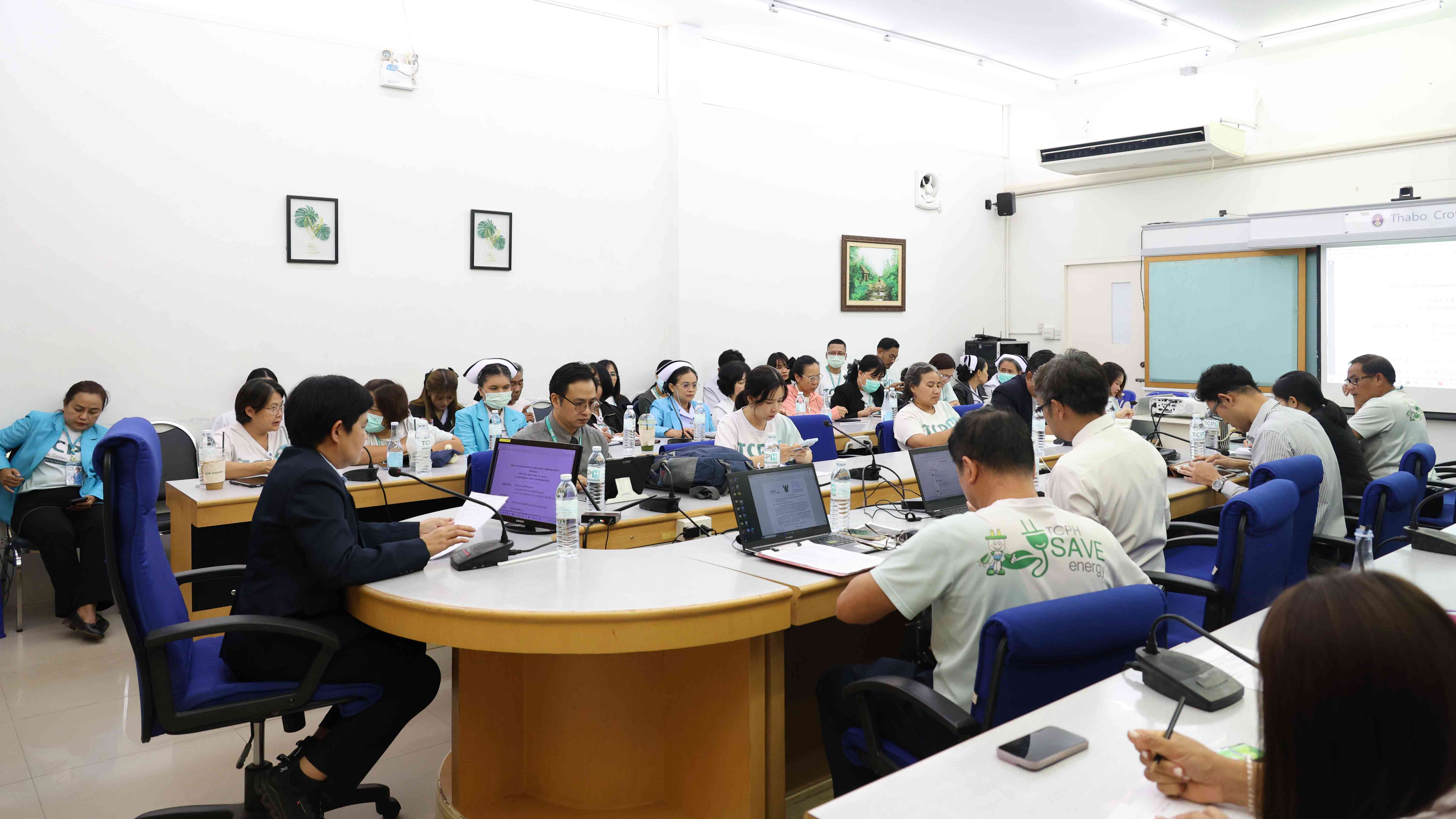 โรงพยาบาลสมเด็จพระยุพราชท่าบ่อ จัดประชุมคณะกรรมการบริหารคุณภาพ ครั้งที่ 5/2568