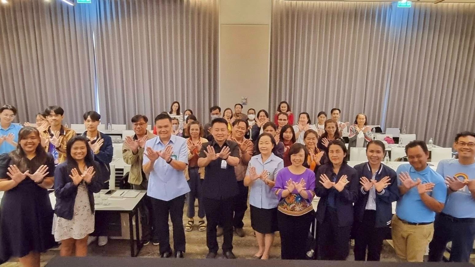 สา‘สุขอุบลฯ ประธานเปิดการประชุมเชิงปฏิบัติการพัฒนาศักยภาพอาสาสมัครองค์กรภาคประชา...