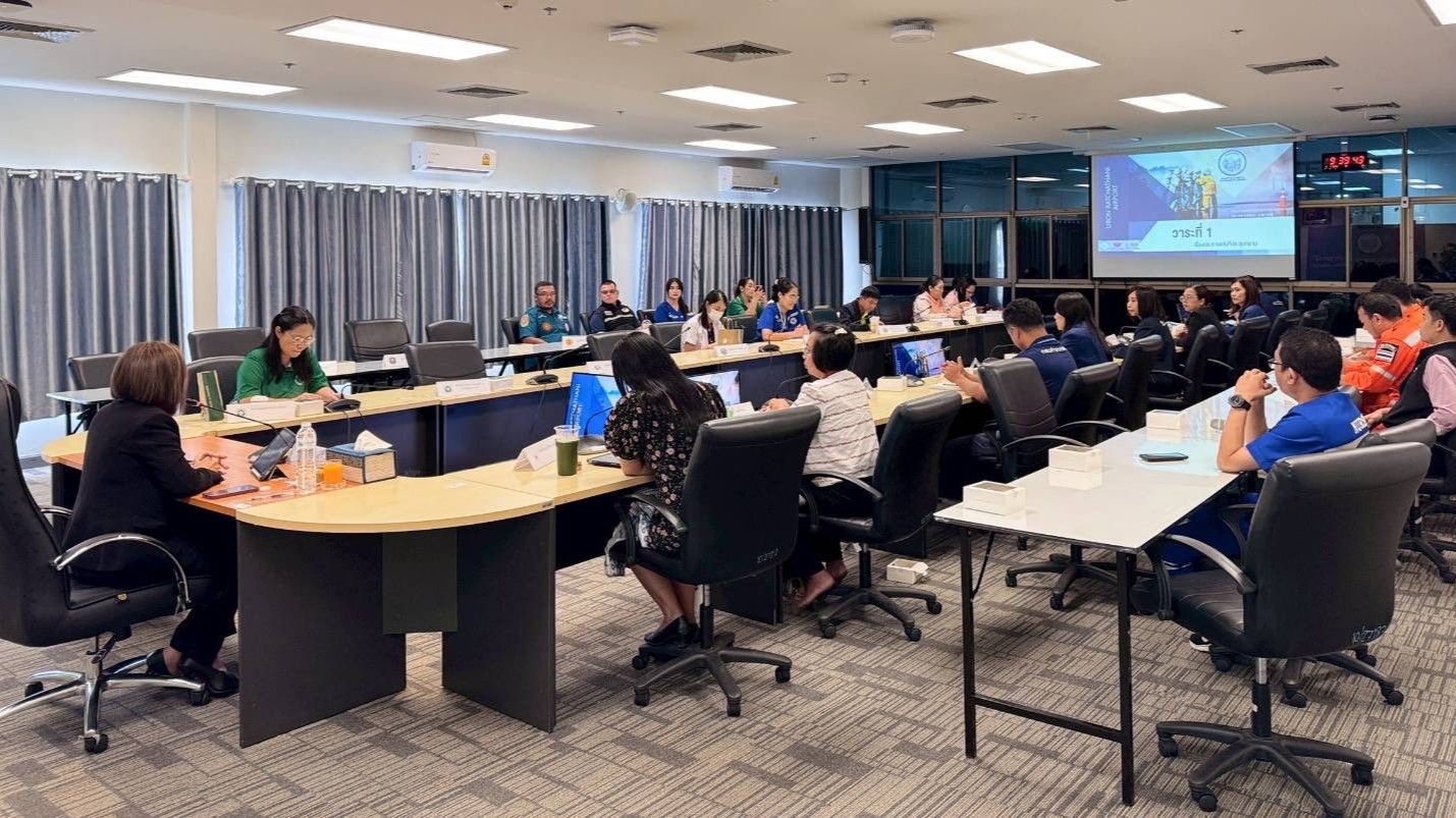 สา’สุขอุบลฯ ประชุมกลุ่มย่อยด้านแพทย์และพยาบาล คณะทำงานการฝึกซ้อมแผนฉุกเฉินของสนามบินเต็มรูปแบบ (Full Scale Exercise) ณ ท่าอากาศยานอุบลราชธานี ประจำปี 2568 กรณีอากากาศยานประสบอุบัติเหตุในบริเวณท่าอากาศยาน (อากาศยานไถลออกนอกทางวิ่งในเวลากลางคืน)