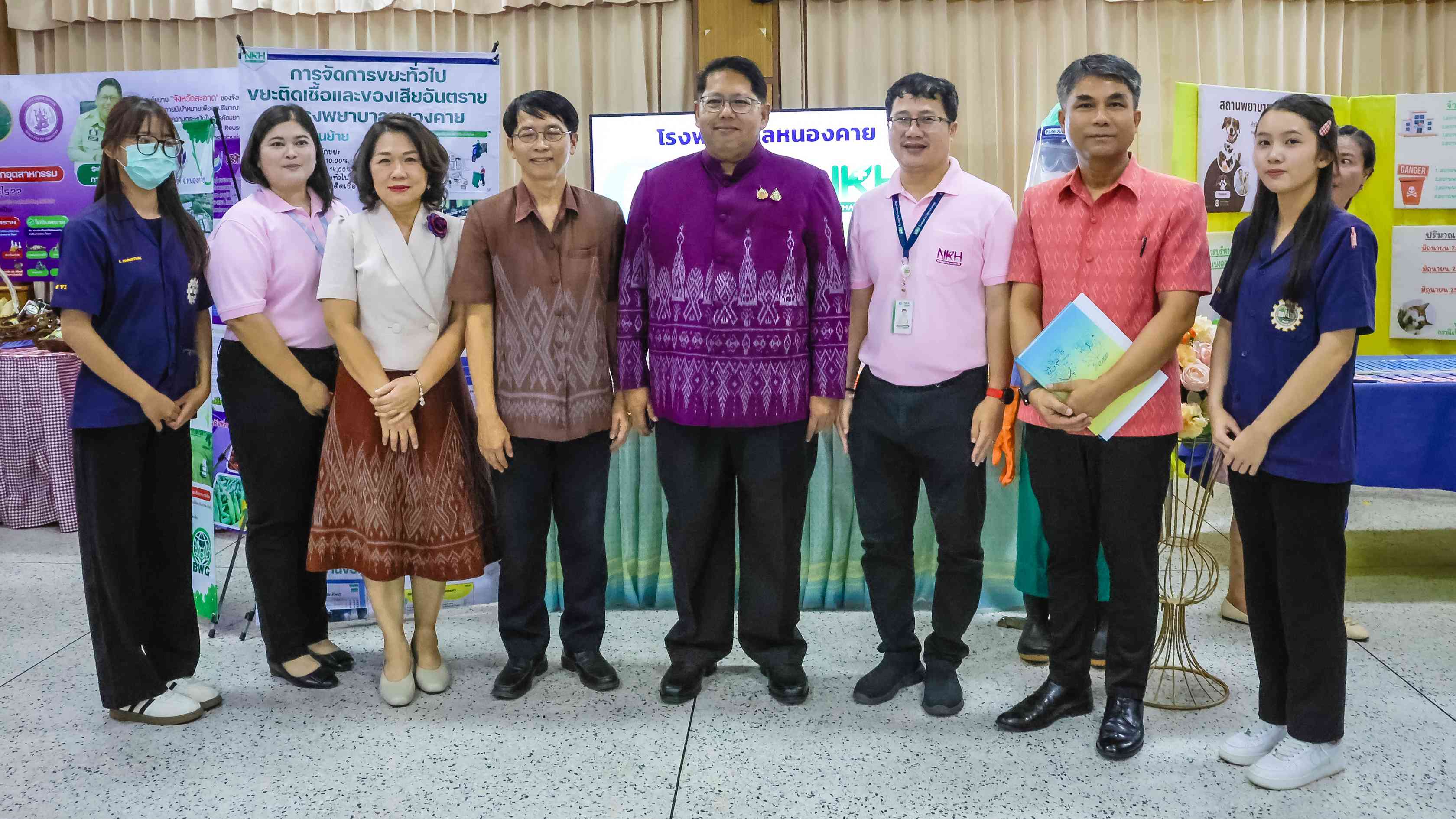 สสจ.หนองคาย ร่วมรับการตรวจประเมินและคัดเลือกจังหวัดสะอาด