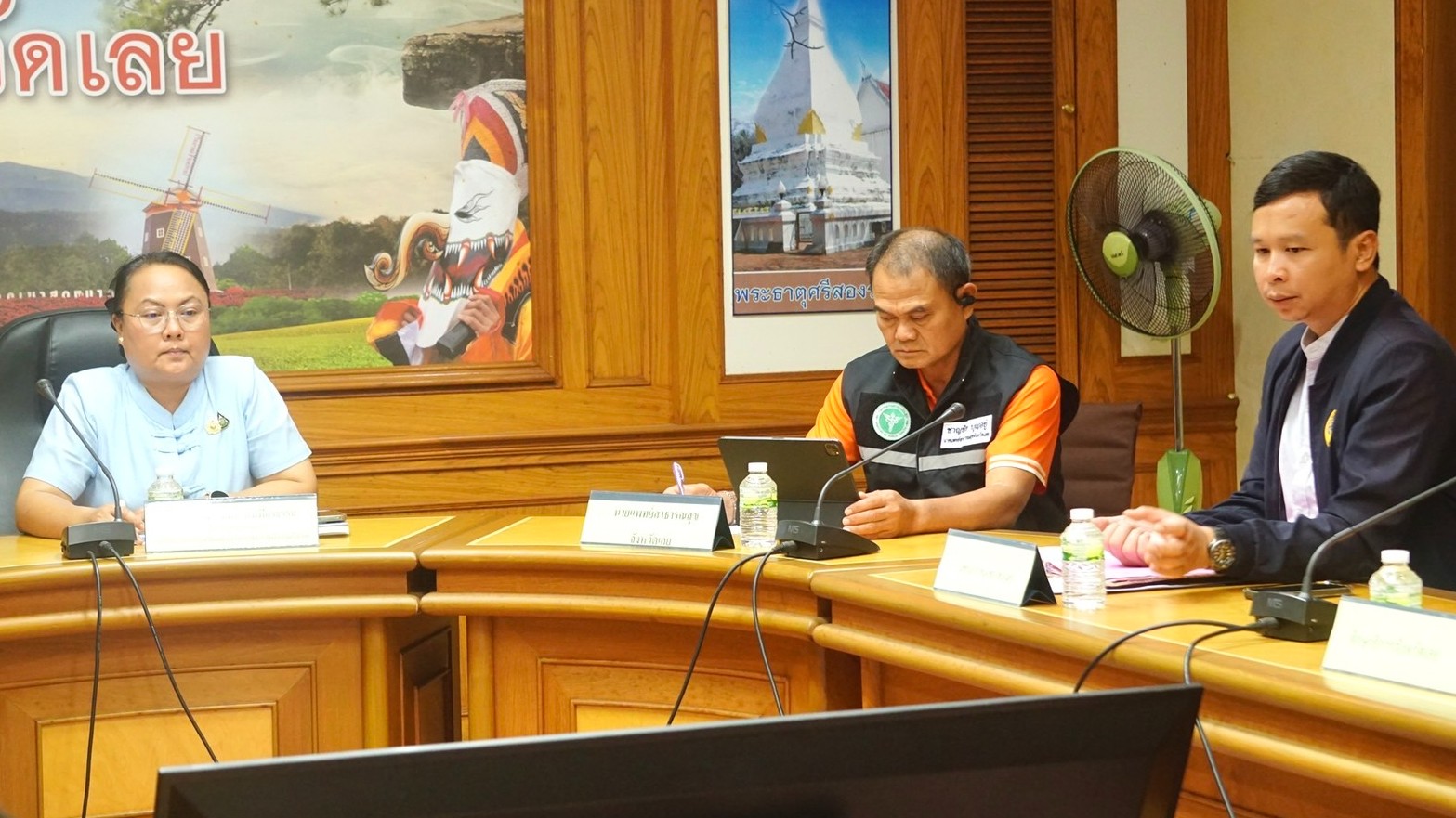 สสจ.เลย ประชุมติดตามสถานการณ์ยาเสพติด และหารือ ประสานงาน/บูรณาการแก้ไขปัญหายาเสพติด